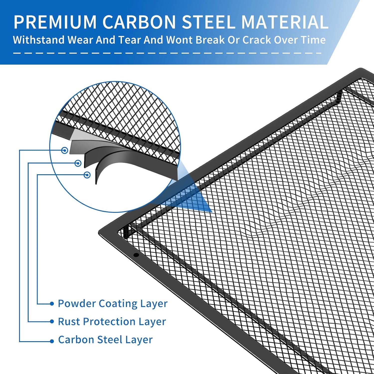 Organizador de Archivos de Malla Simple Trending 7 Secciones Negro