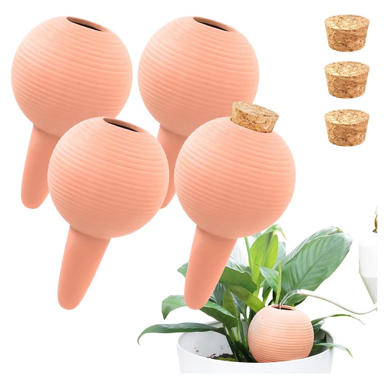 Juego de 4 Esferas de Riego Eusbon 414ml para Plantas