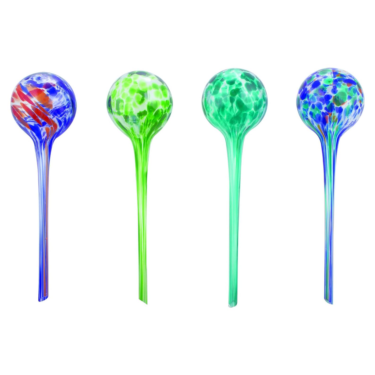 Juego de 4 Globos de Riego de Vidrio Wyndham House 30 cm