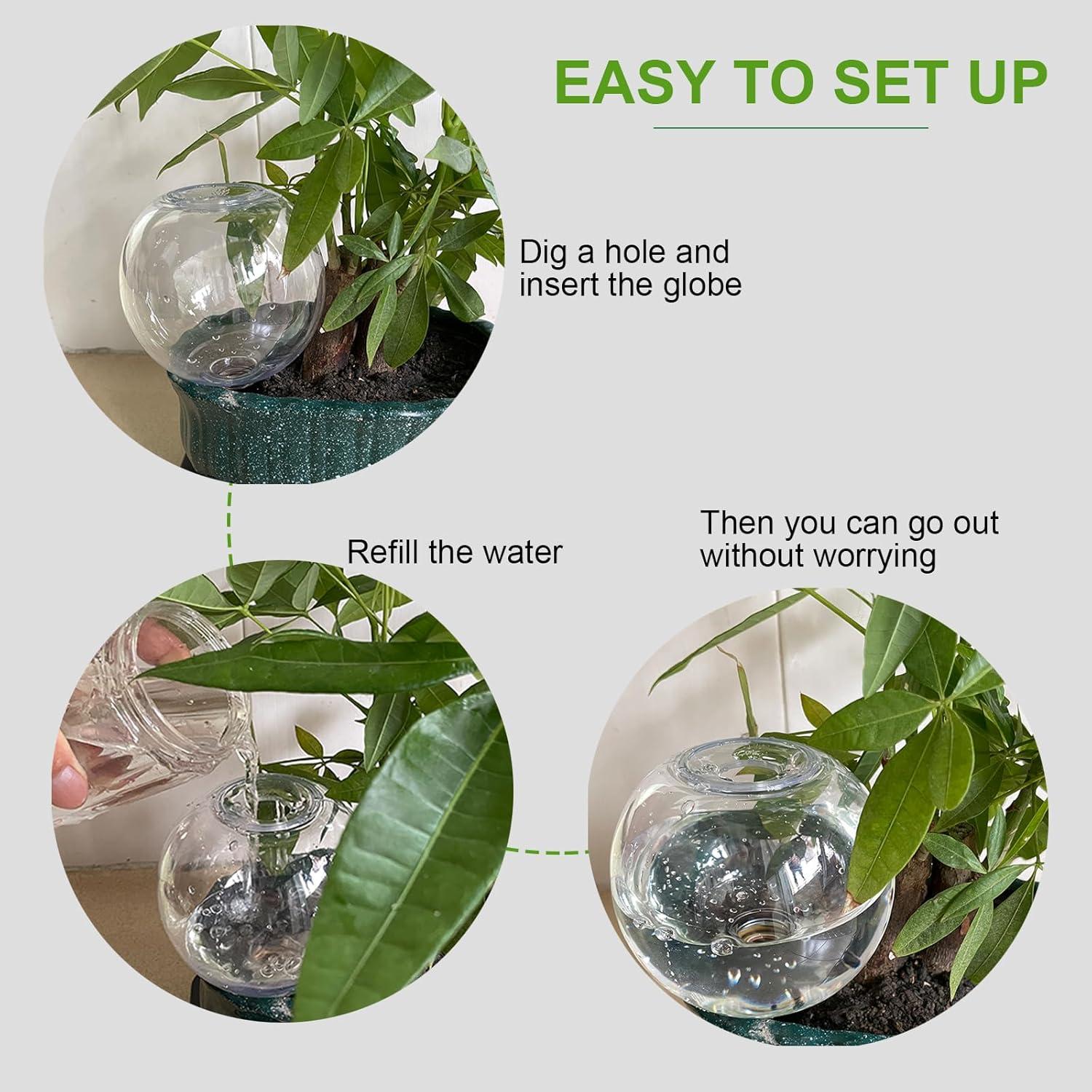 Esferas de Riego Automático RIBEED 2pcs 500ml para Plantas