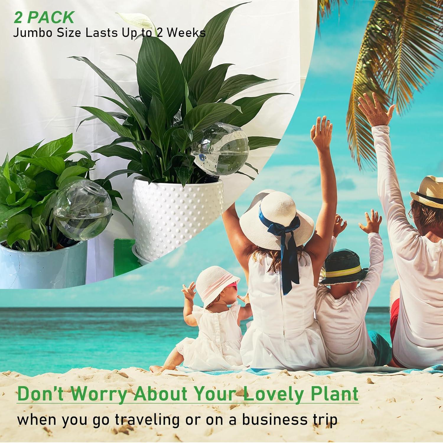 Esferas de Riego Automático RIBEED 2pcs 500ml para Plantas