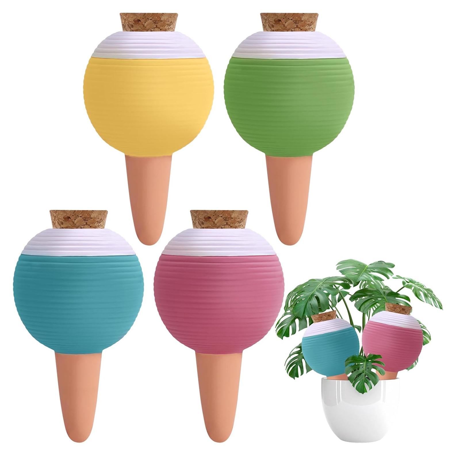 4 Picas de Riego Automático de Terracota Junzem 430ml