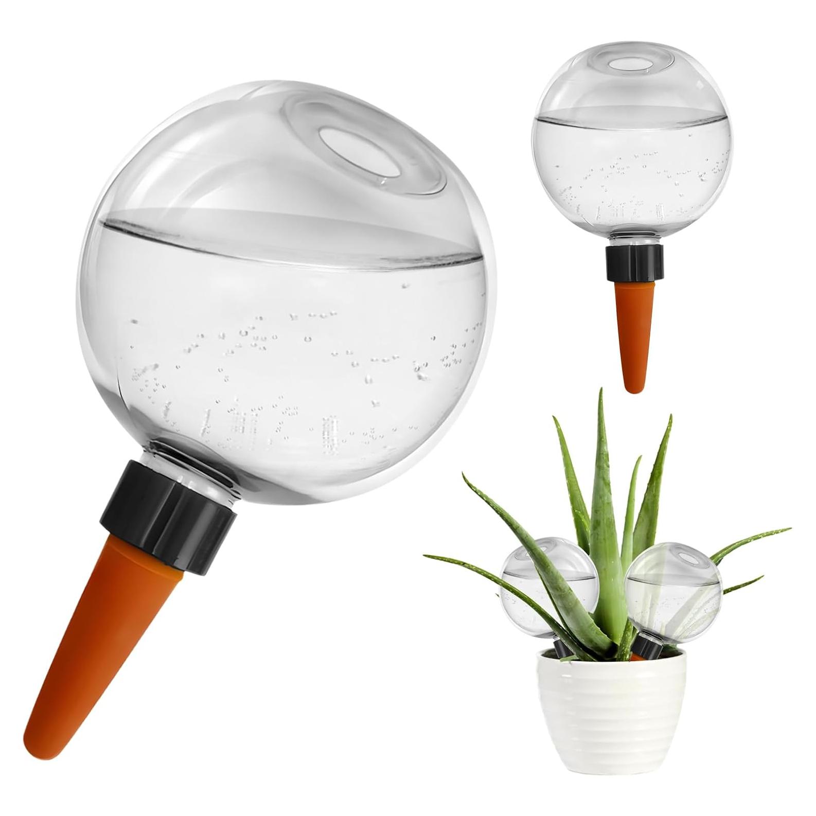 Paquete de 2 Esferas de Autorriego Shengyi 500ml para Plantas