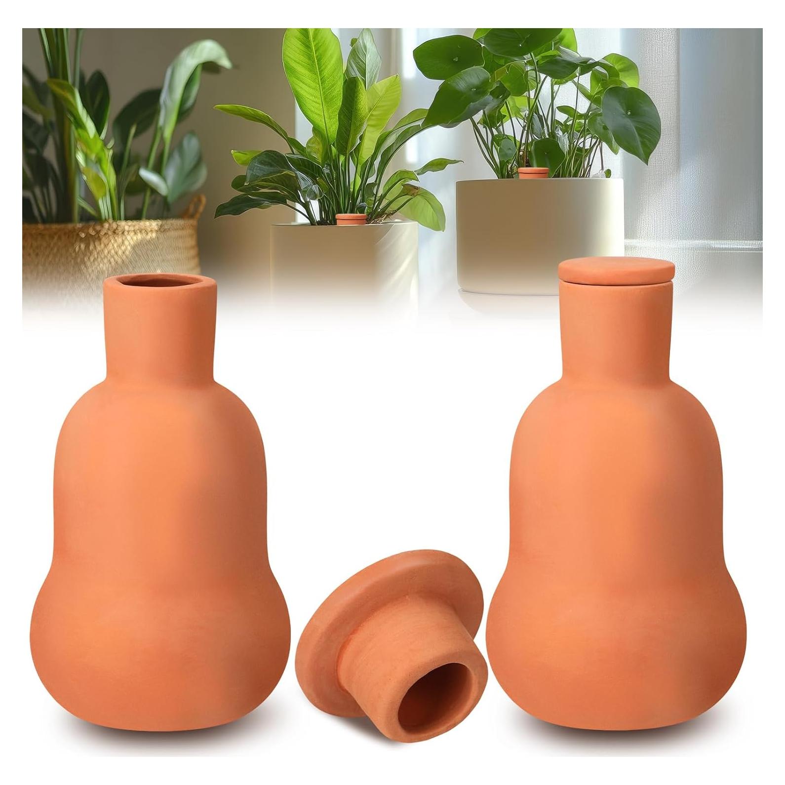 Juego de 2 Macetas de Autorriego Terracota 15 oz Blushtier