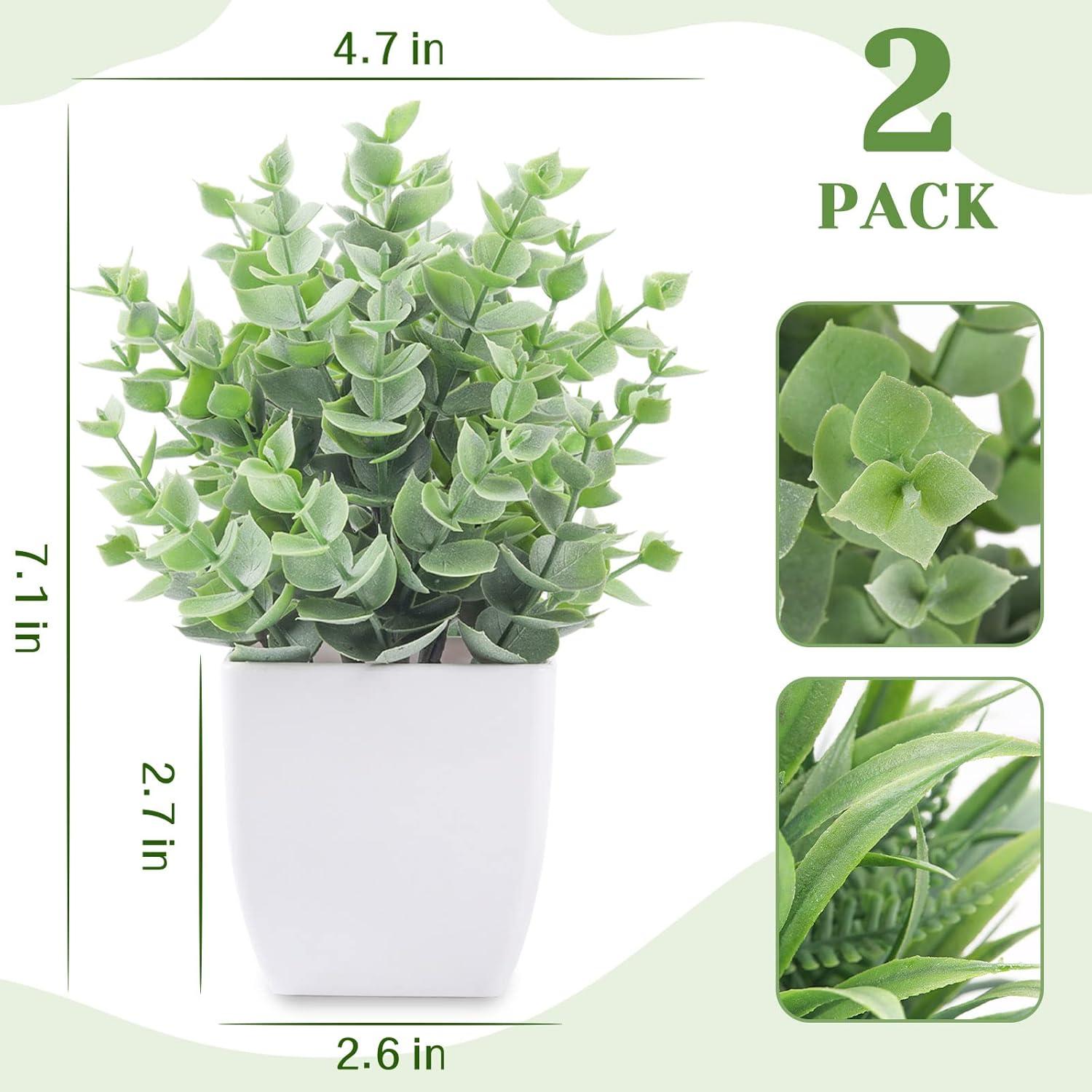 Plantas Artificiales en Maceta Der Rose - 2 Unidades 18 cm