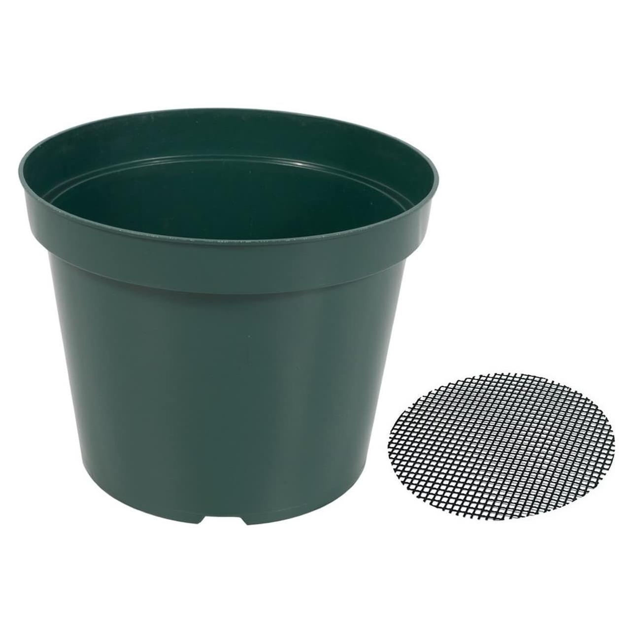 Paquete de 40 macetas de plástico 4" RooTrimmer con malla