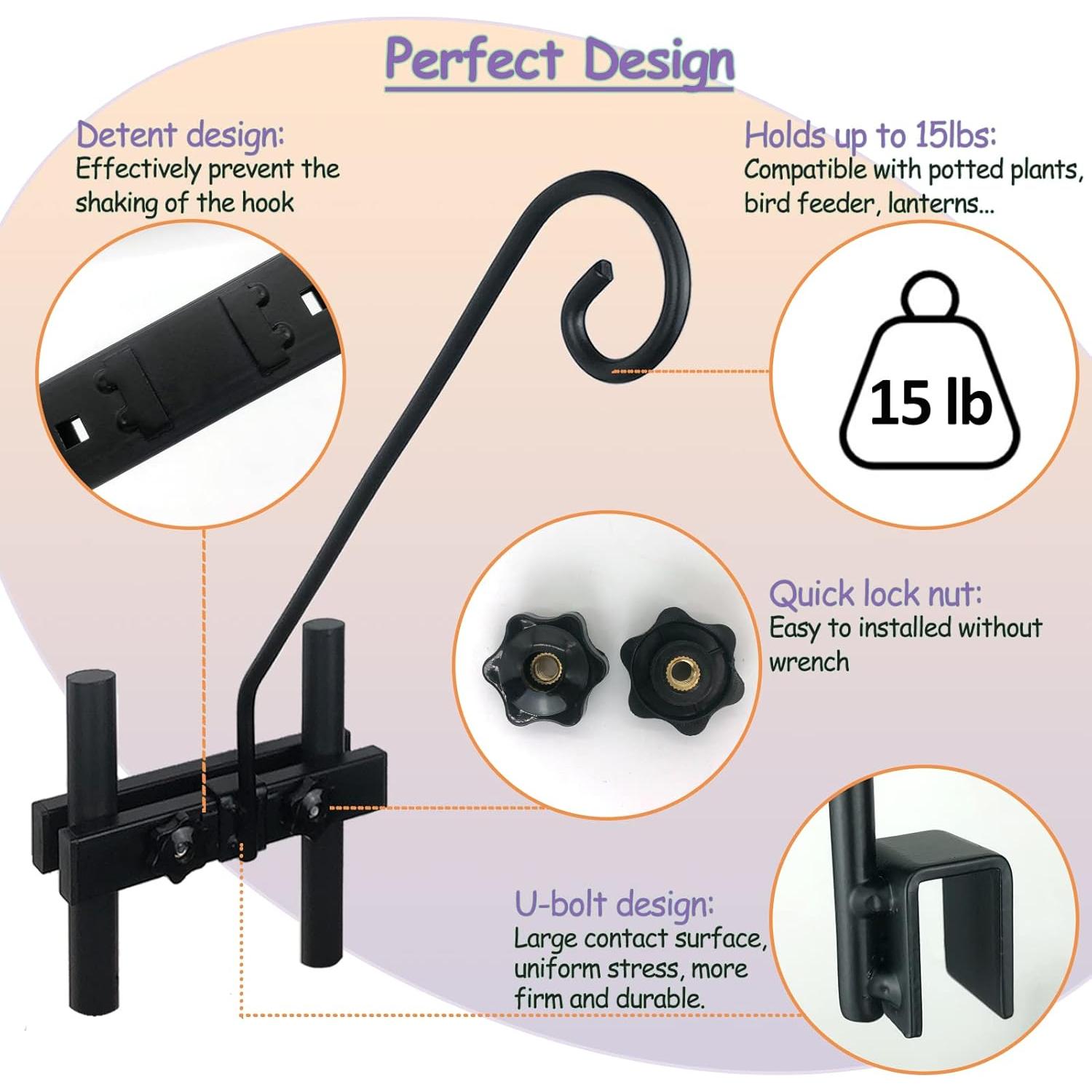 Riel de Gancho Colgante NEECONG para Deck 6.8 kg