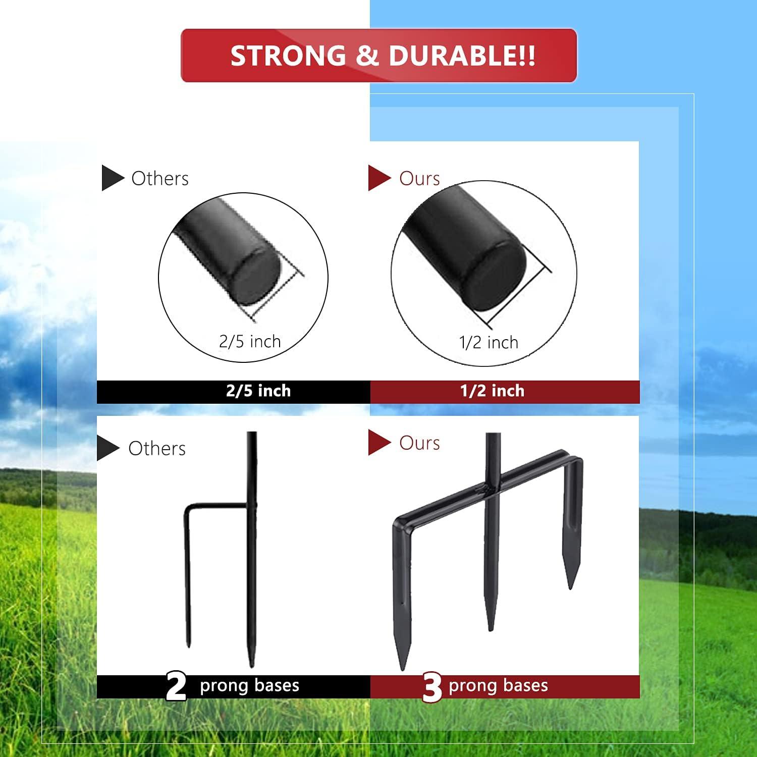 Ganchos de Pastor EXCMARK 79 cm Ajustables para Jardín