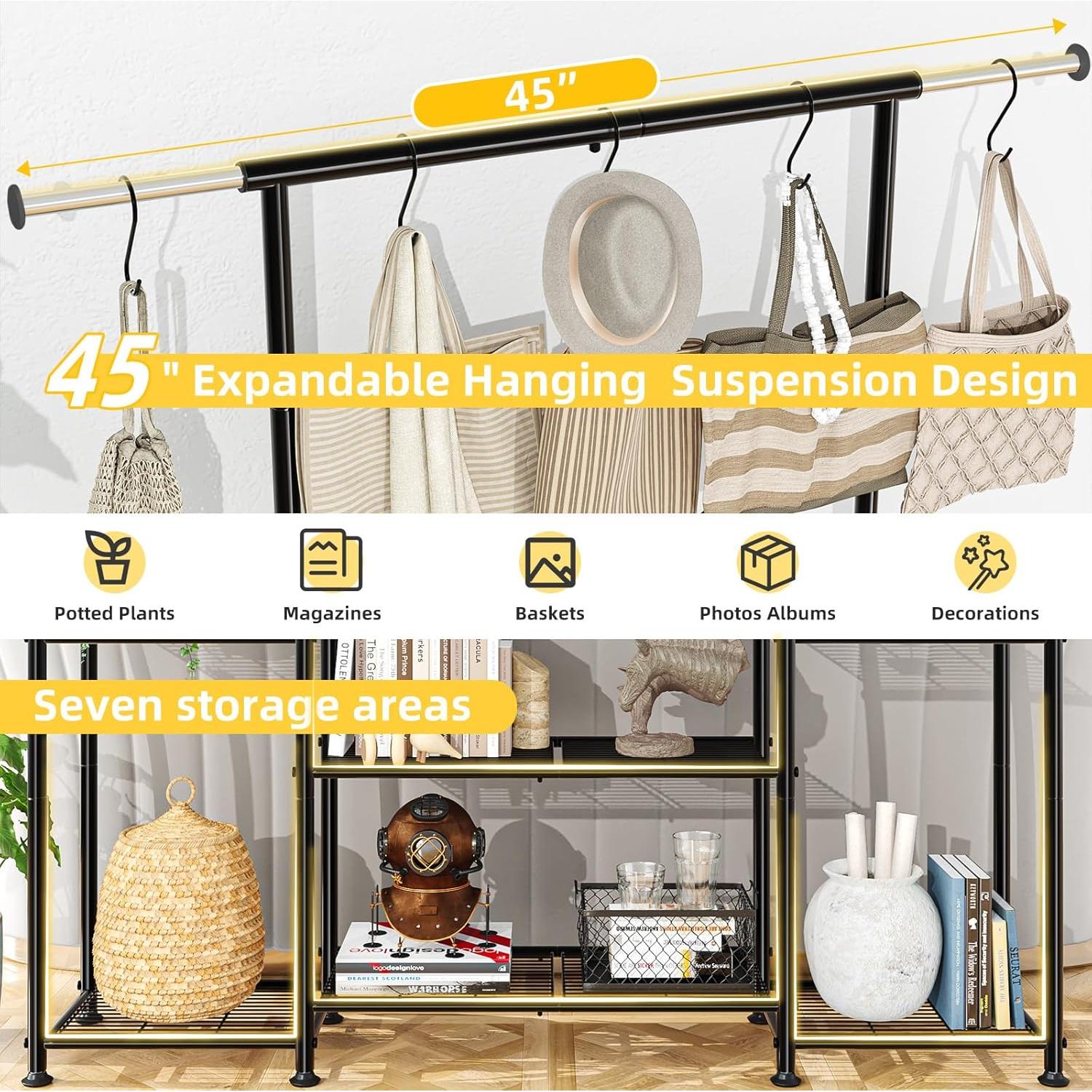 Soporte de Planta Tendencia Simple 3 Niveles Metal Negro