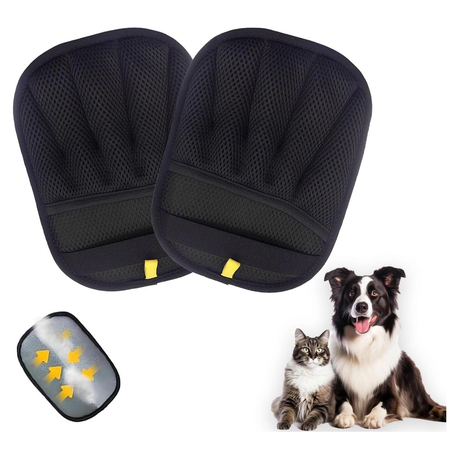 Guantes Electrostáticos para Eliminación de Pelo de Mascota 2PCS