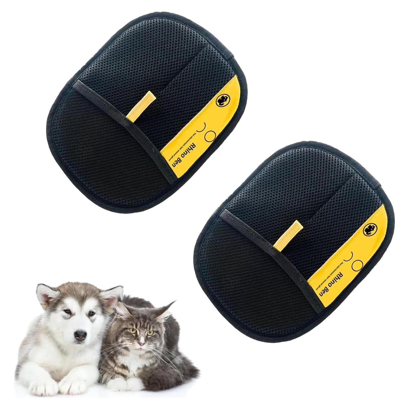 Guantes de Aseo para Mascotas 2 PCS - Eliminación de Pelo Efectiva