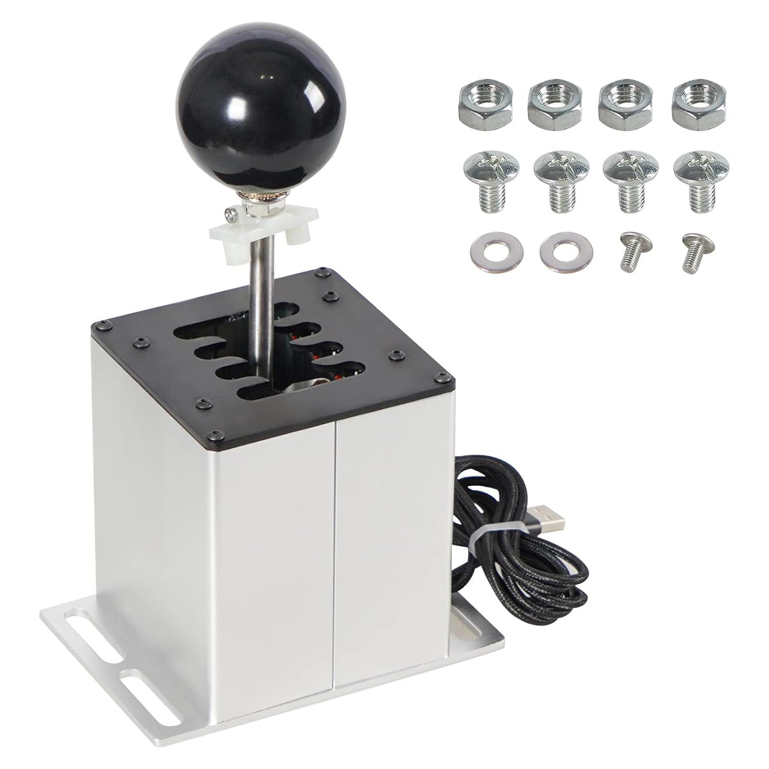 Simulador de Palanca USB GSTP 7+R Compatible con G29 G27 G25