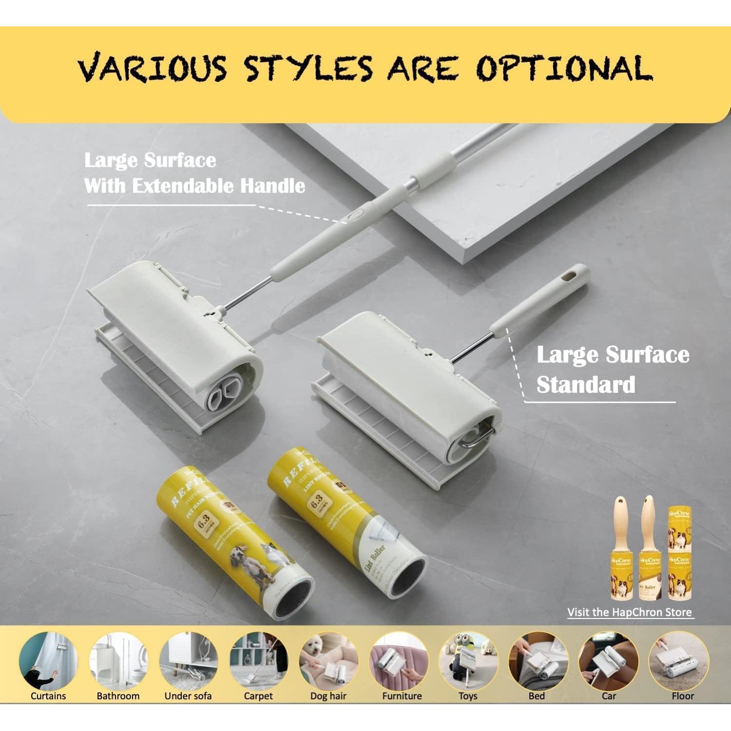 Rodillo de Pelusa Grande HAPCHRON con Mango Extensible 240 Hojas