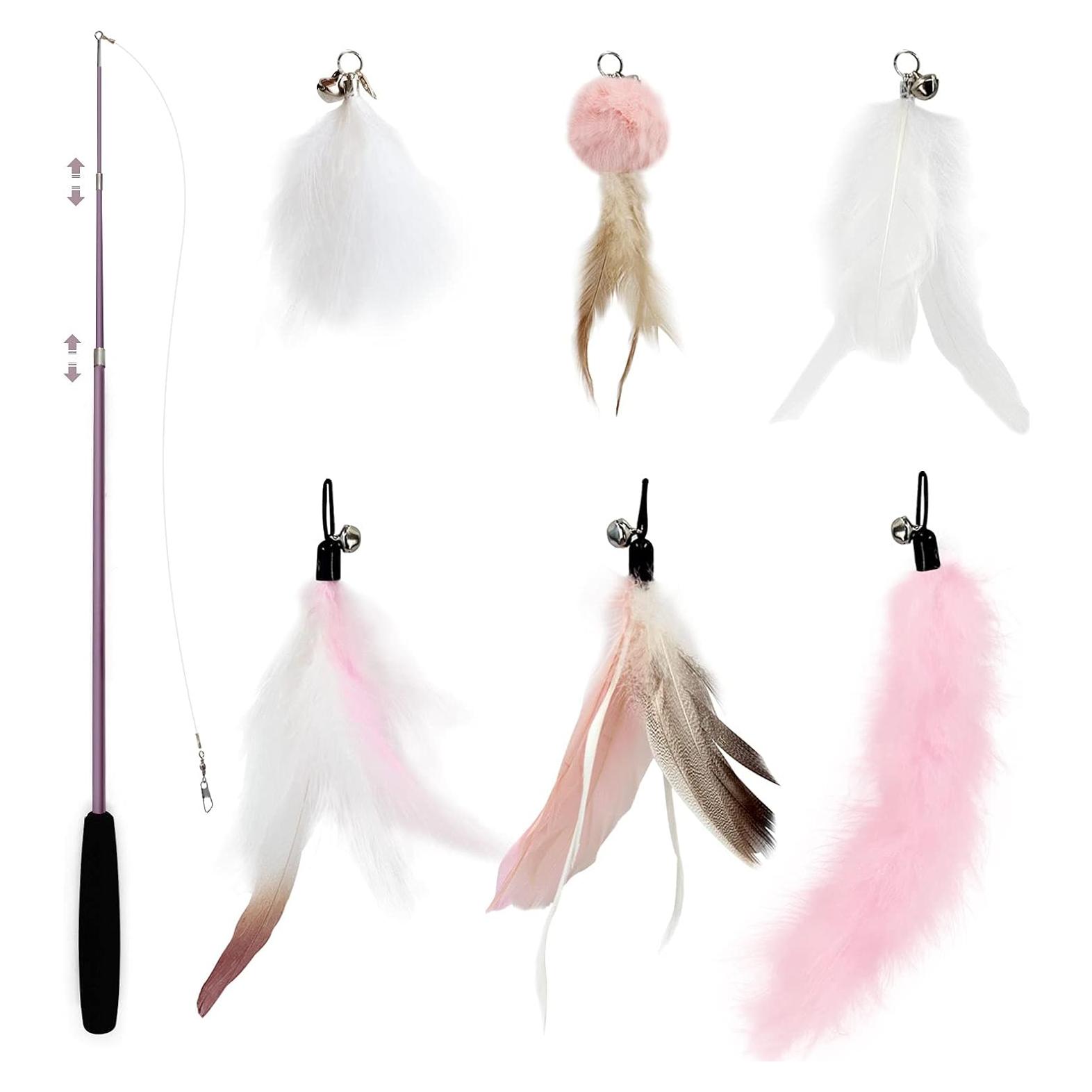 Juguete Interactivo para Gatos SONGWAY - Varita Teaser 39.9cm