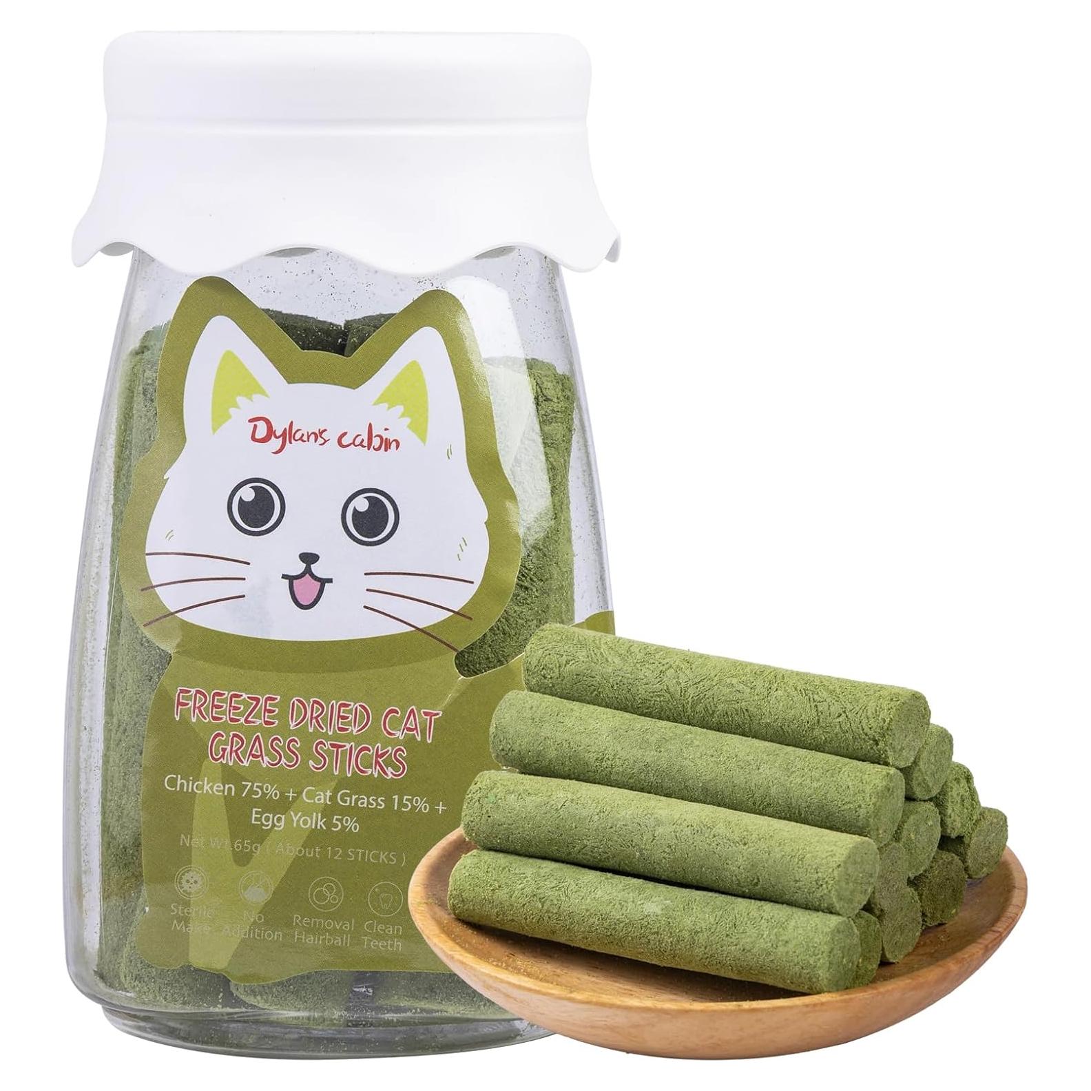 Palitos de hierba para gatos Cabaña de Dylan - 80g