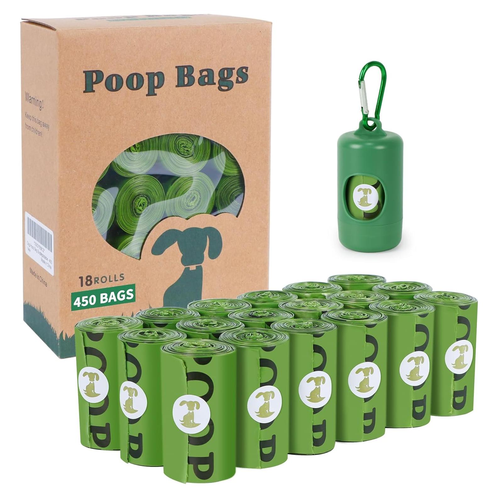 Bolsas de Excremento de Perro Biodegradables BOTEWO 450 Cuentas