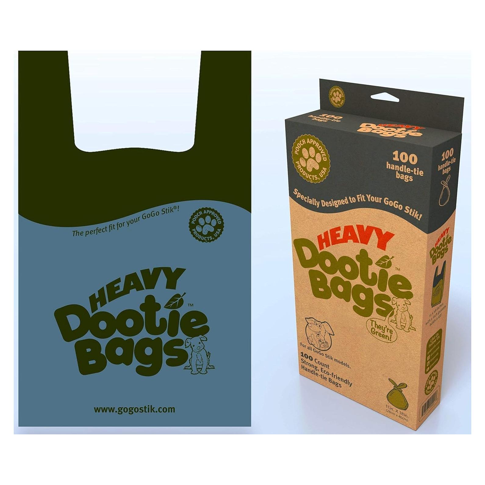 Bolsas Dootie Pesadas GoGo Stik - 100 Unidades 45.7x27.9cm