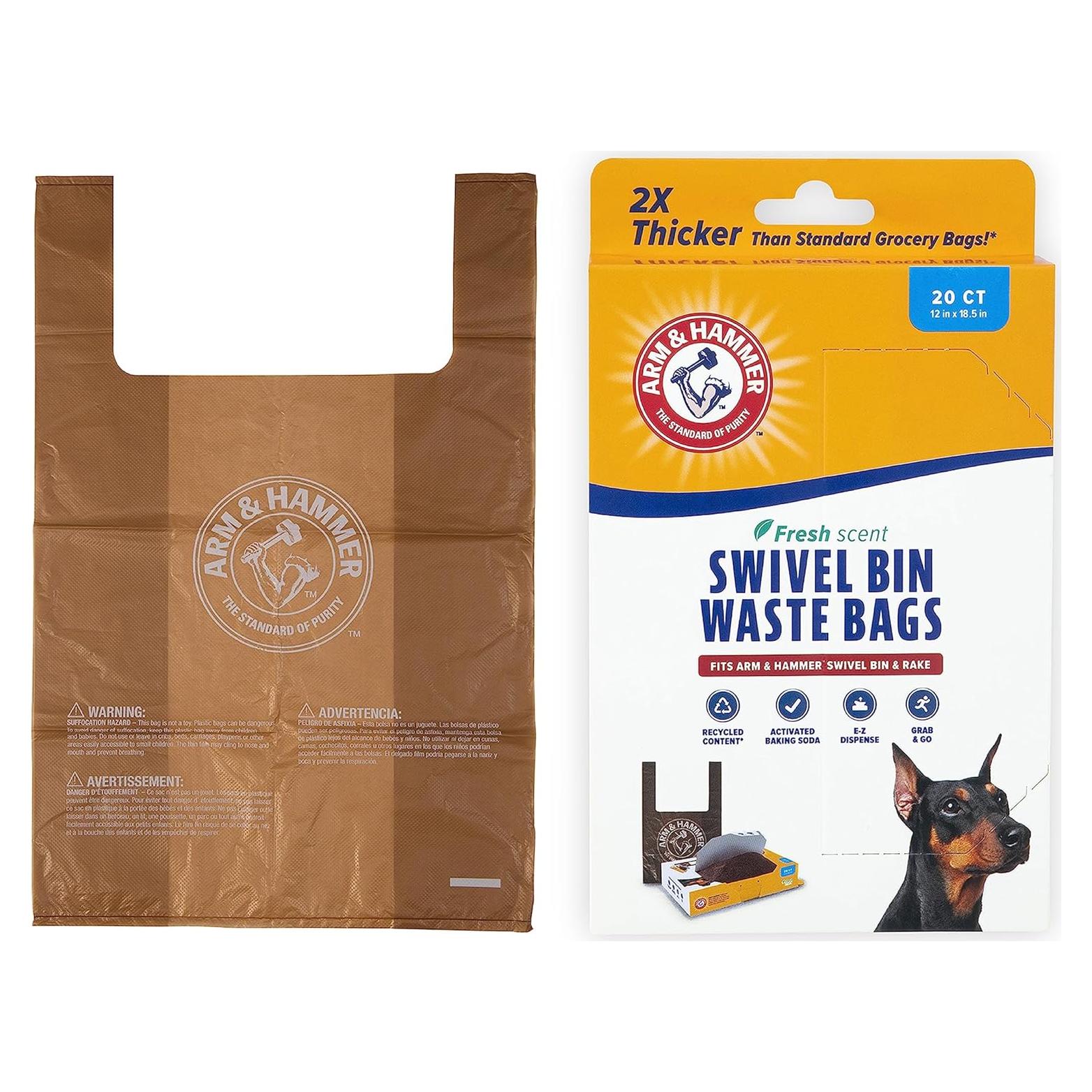 Bolsas de Desechos para Mascotas Arm & Hammer, 20 Unidades