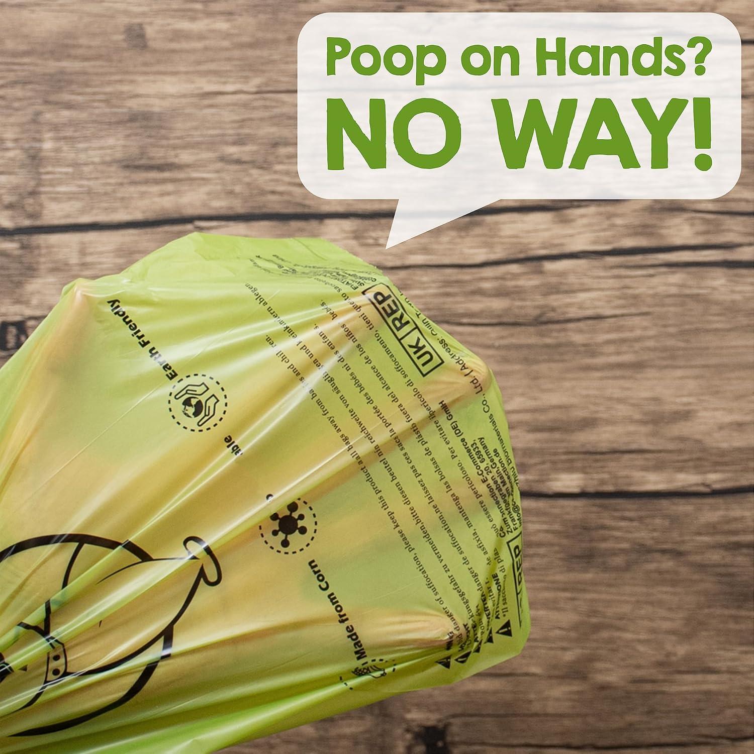 Bolsas de Desechos para Perros YORJA 360 Unidades 100% a Prueba de Fugas