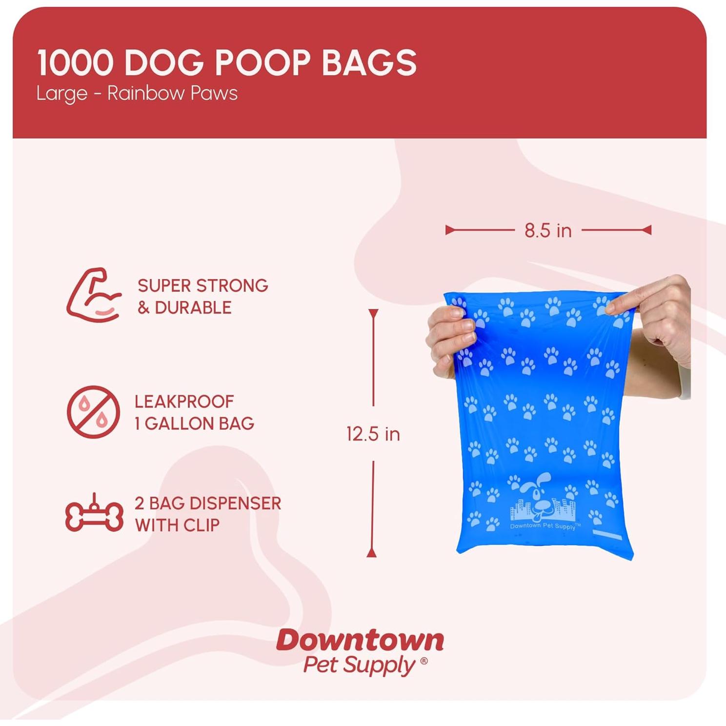 Bolsas para Excremento de Perros Suministros Centro 1000 Unidades