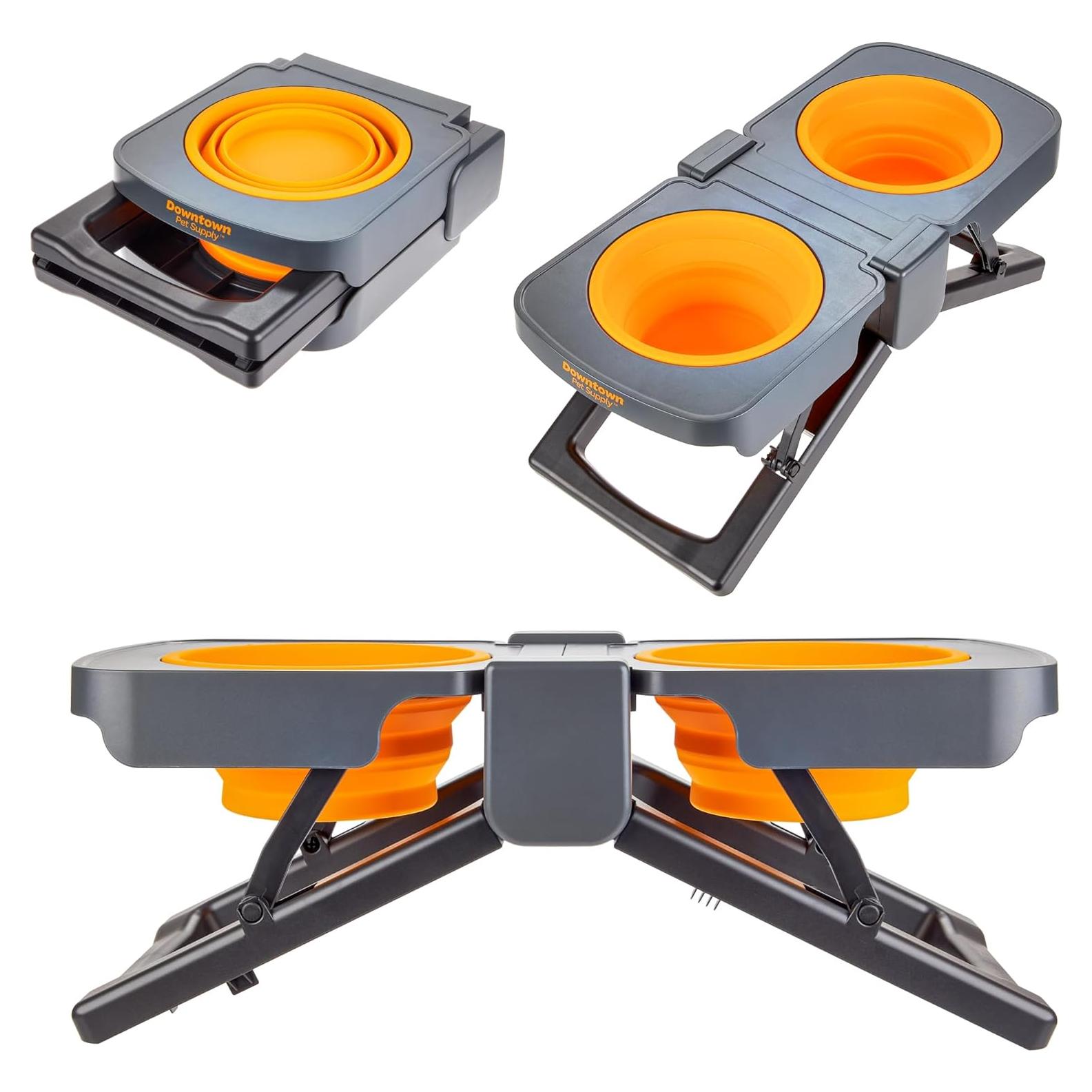 Comedero Elevado Plegable Downtown Pet Supply - 5 Tazas
