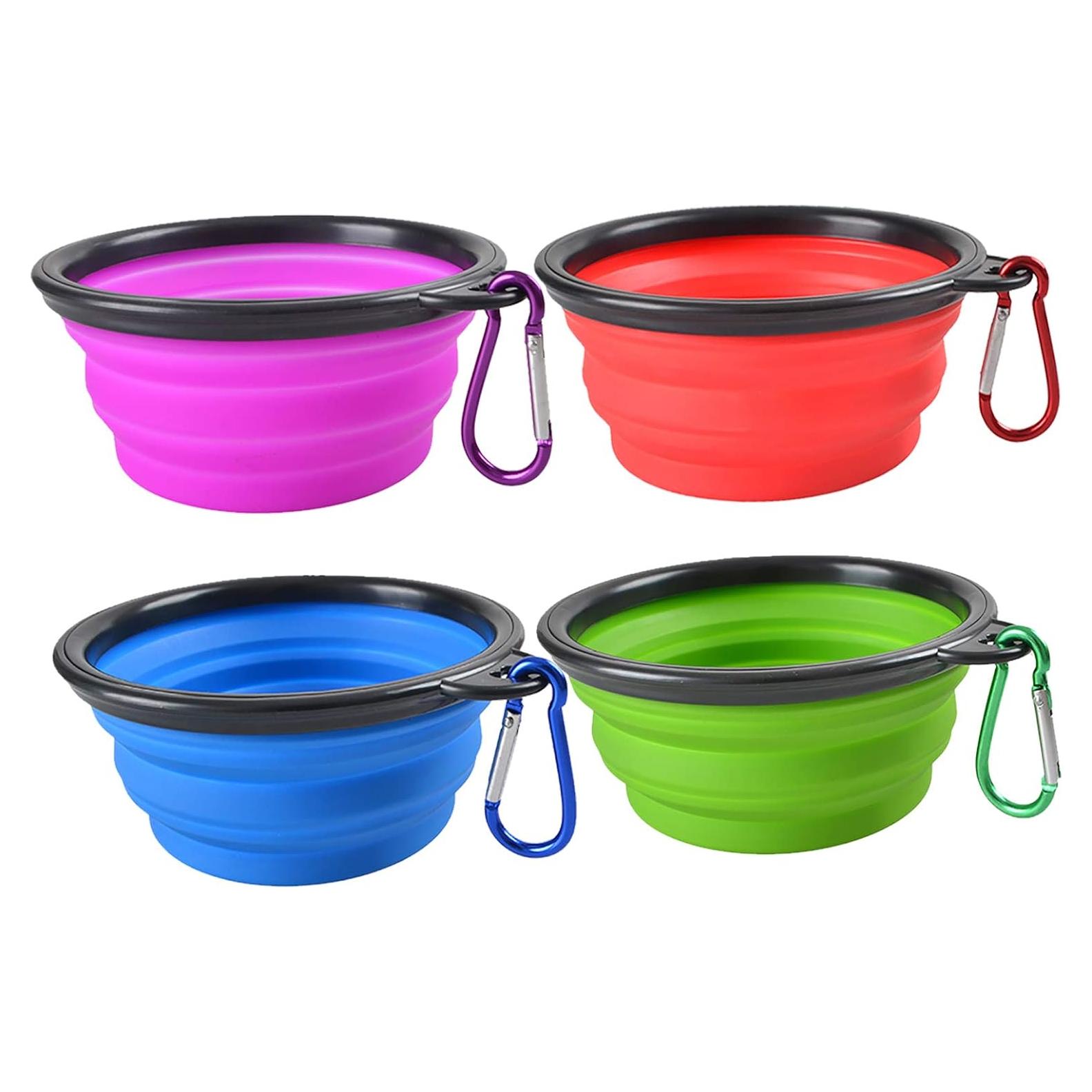 Cuencos Plegables para Perros Guardians - 4 Unidades 355 ml