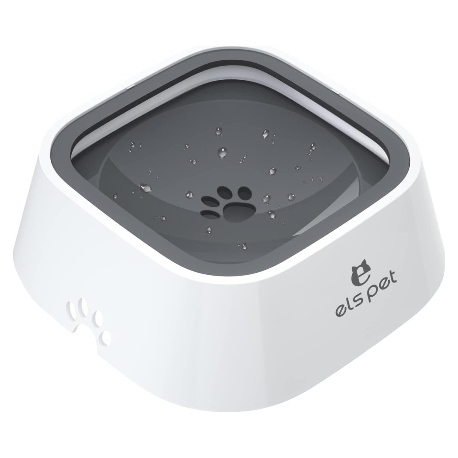 Bowl de Agua ELS PET 1L Antideslizante para Perros y Gatos