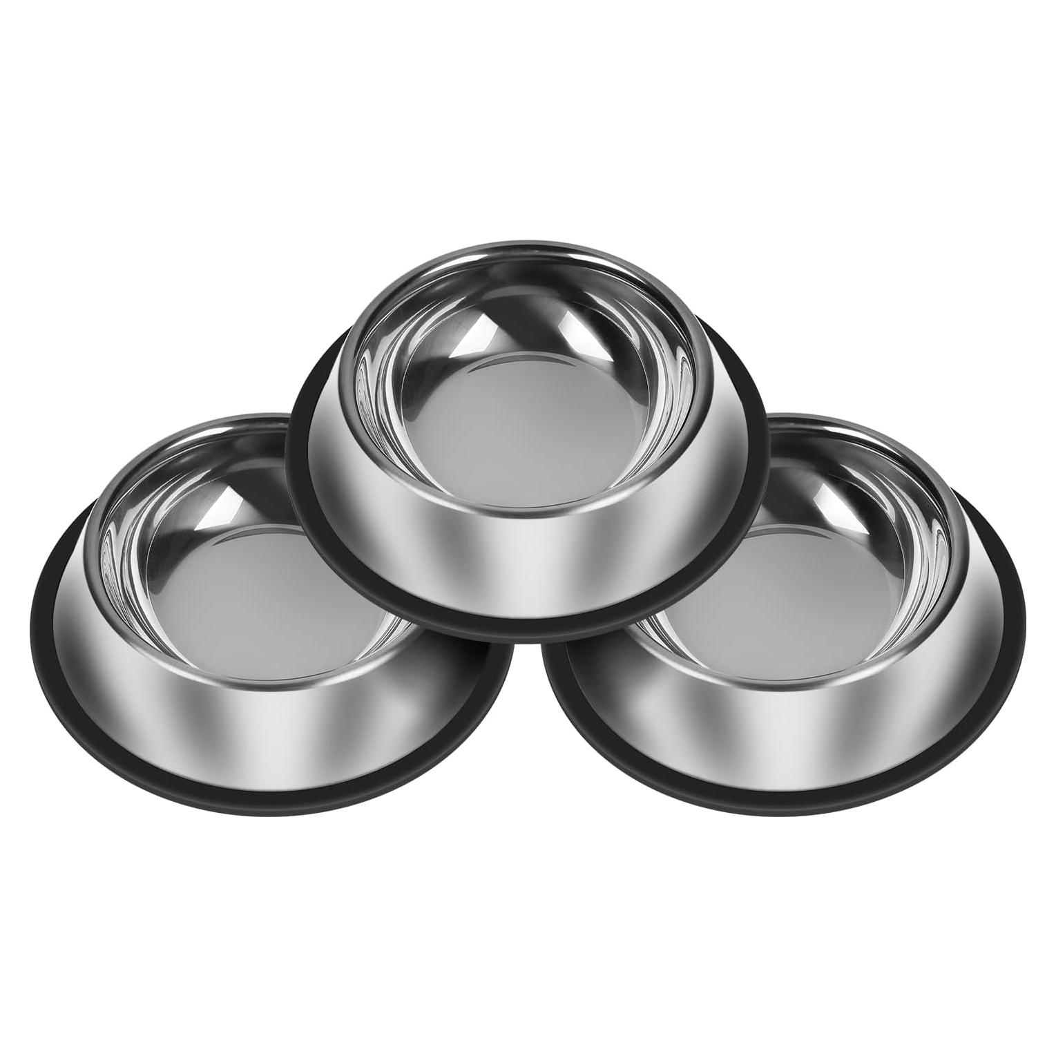 Juego de 3 Tazones Antideslizantes para Perros Serentive 368 ml