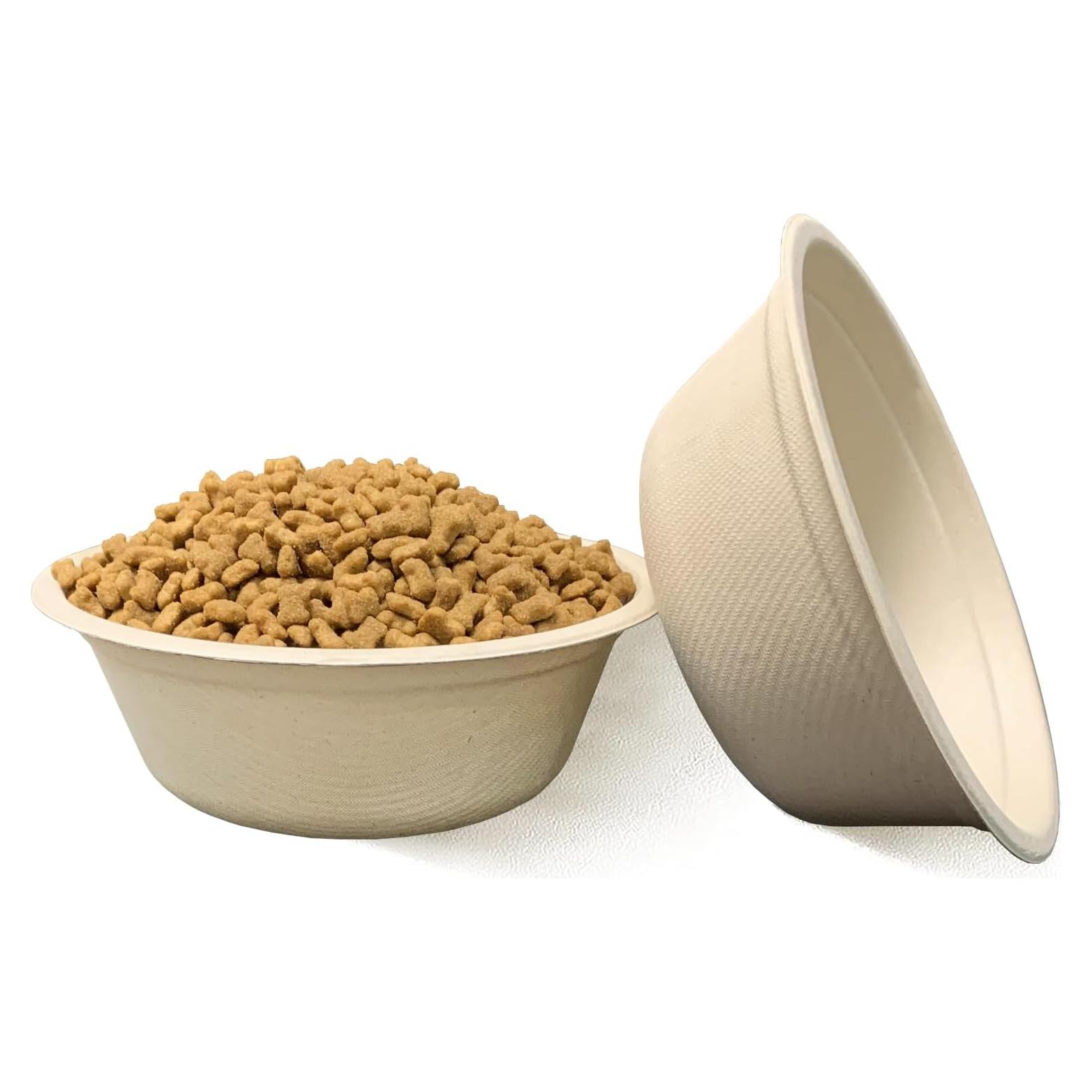 Cuencos Desechables para Perros JETKONG 50pk 16 oz Naturales