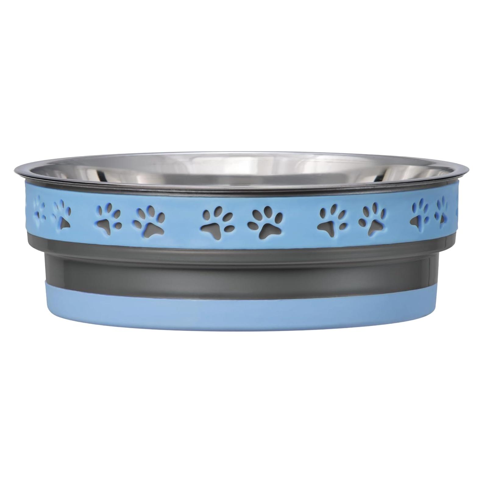 Tazón Antideslizante para Perros y Gatos Loving Pets 14cm Azul