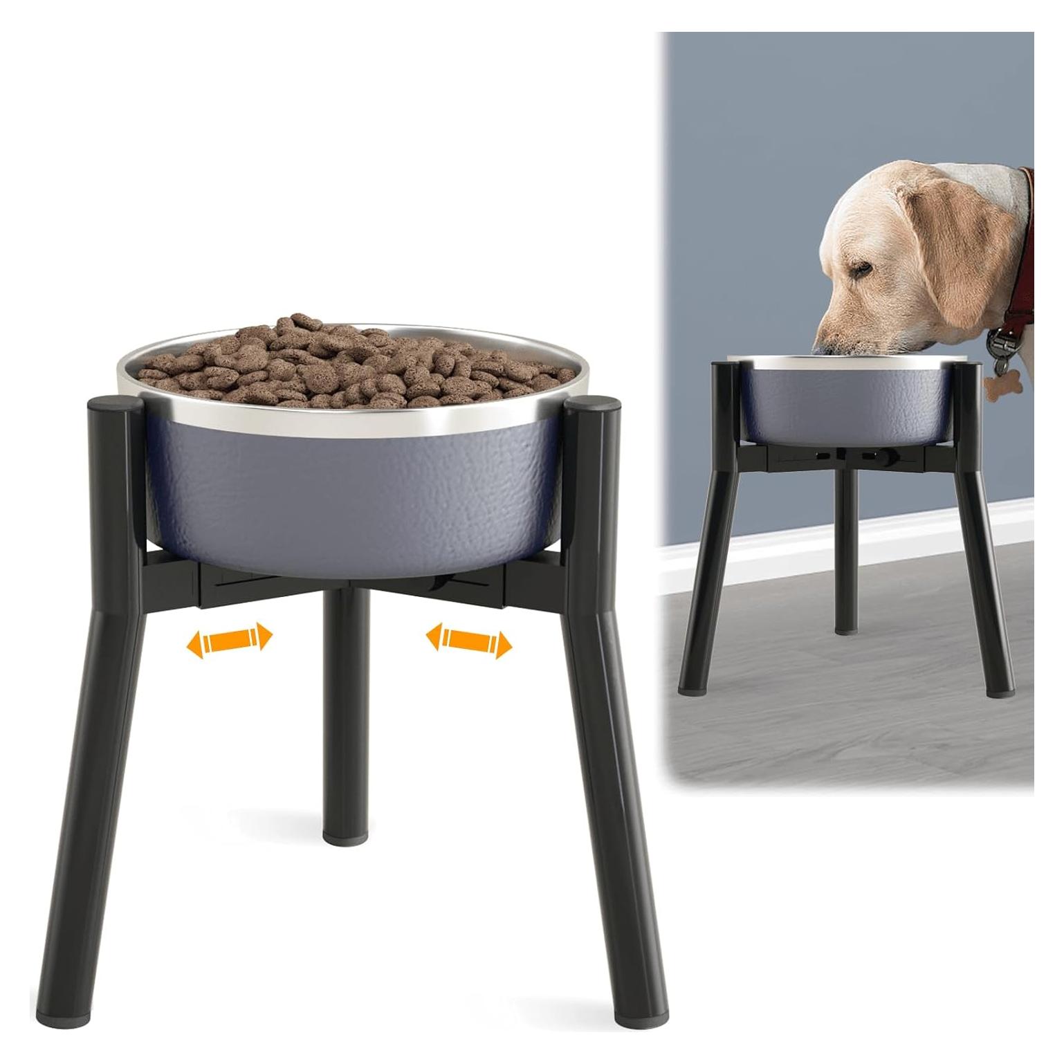 Soporte Elevado para Cuencos de Perro SHAINFUN 11 cm Ajustable
