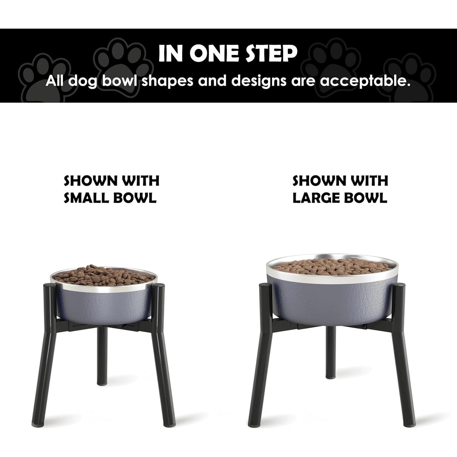 Soporte Elevado para Cuencos de Perro SHAINFUN 11 cm Ajustable