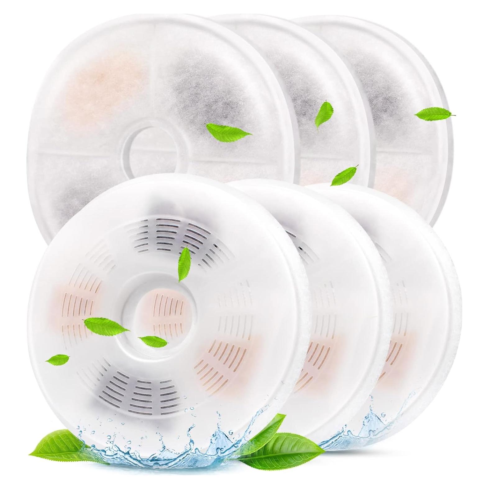 Filtros de Agua para Gatos Petilog - Paquete de 6 Filtros