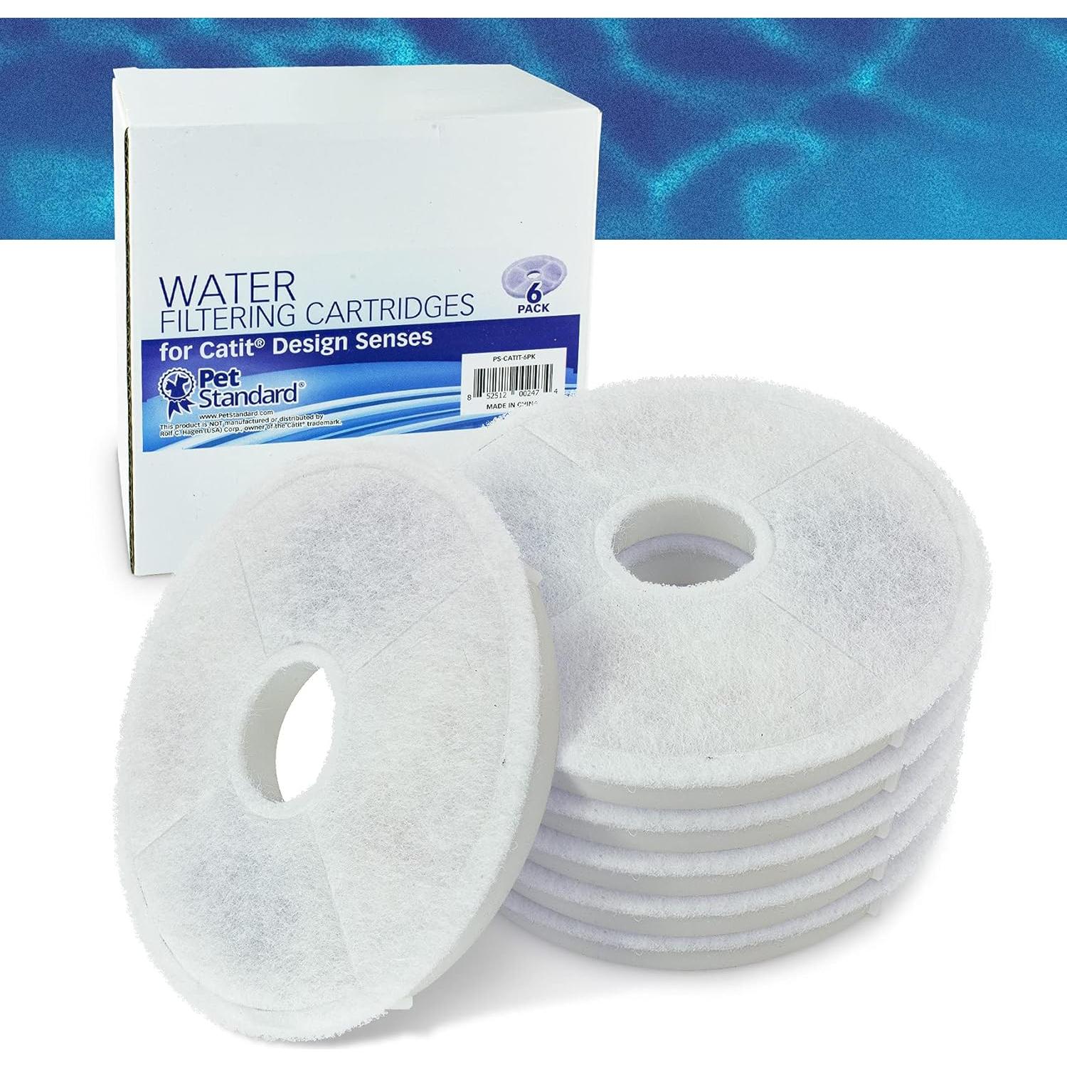 Filtros de Reemplazo Catit para Fuentes de Agua - 6 Unidades