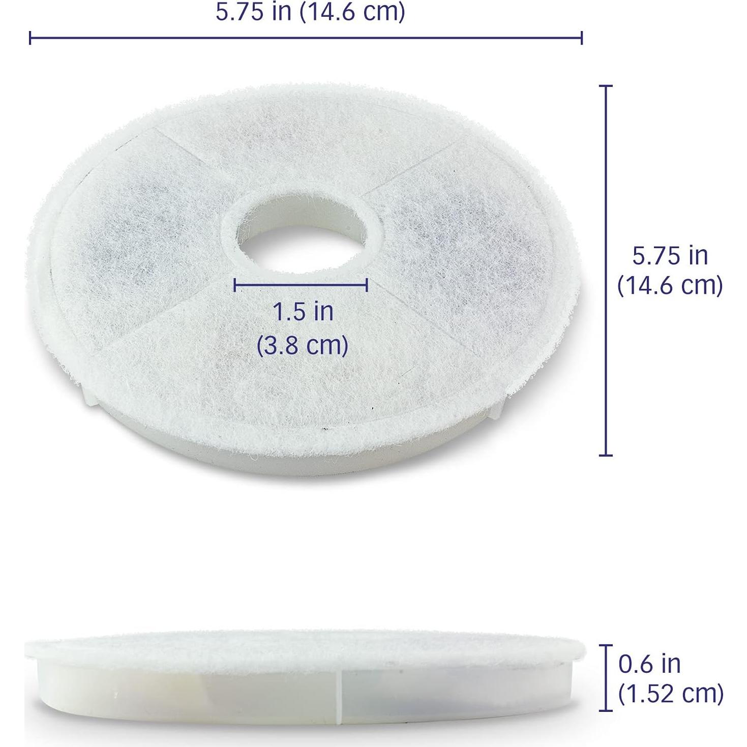 Filtros de Reemplazo Catit para Fuentes de Agua - 6 Unidades