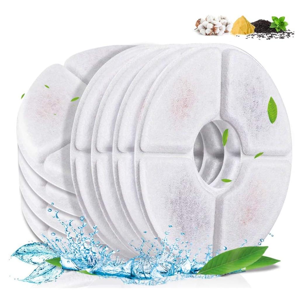 Filtros de Reemplazo Comsmart para Fuente de Mascotas 8 Pzas