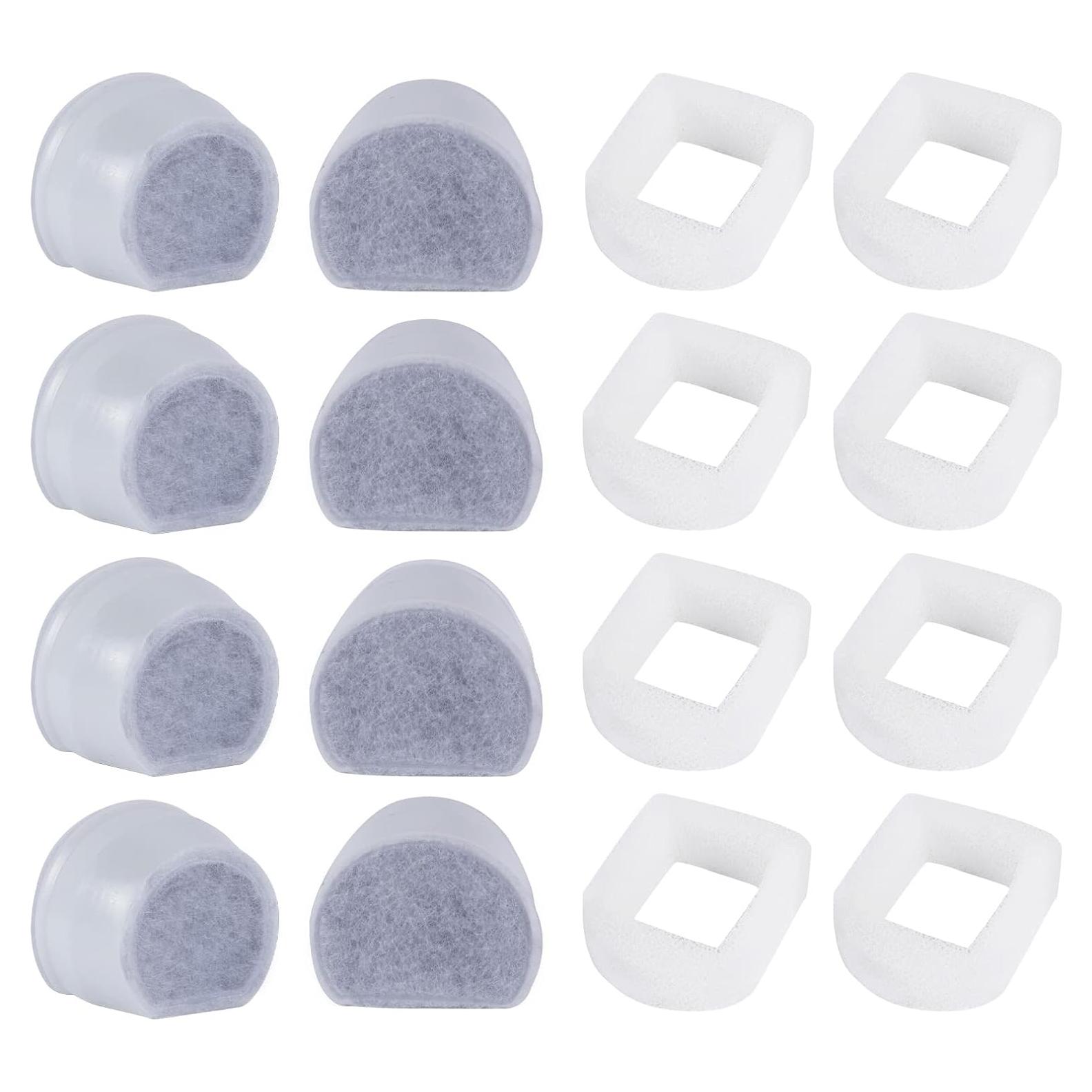 Filtros de agua para gatos MyfatBOSS 8+8, carbón y esponja