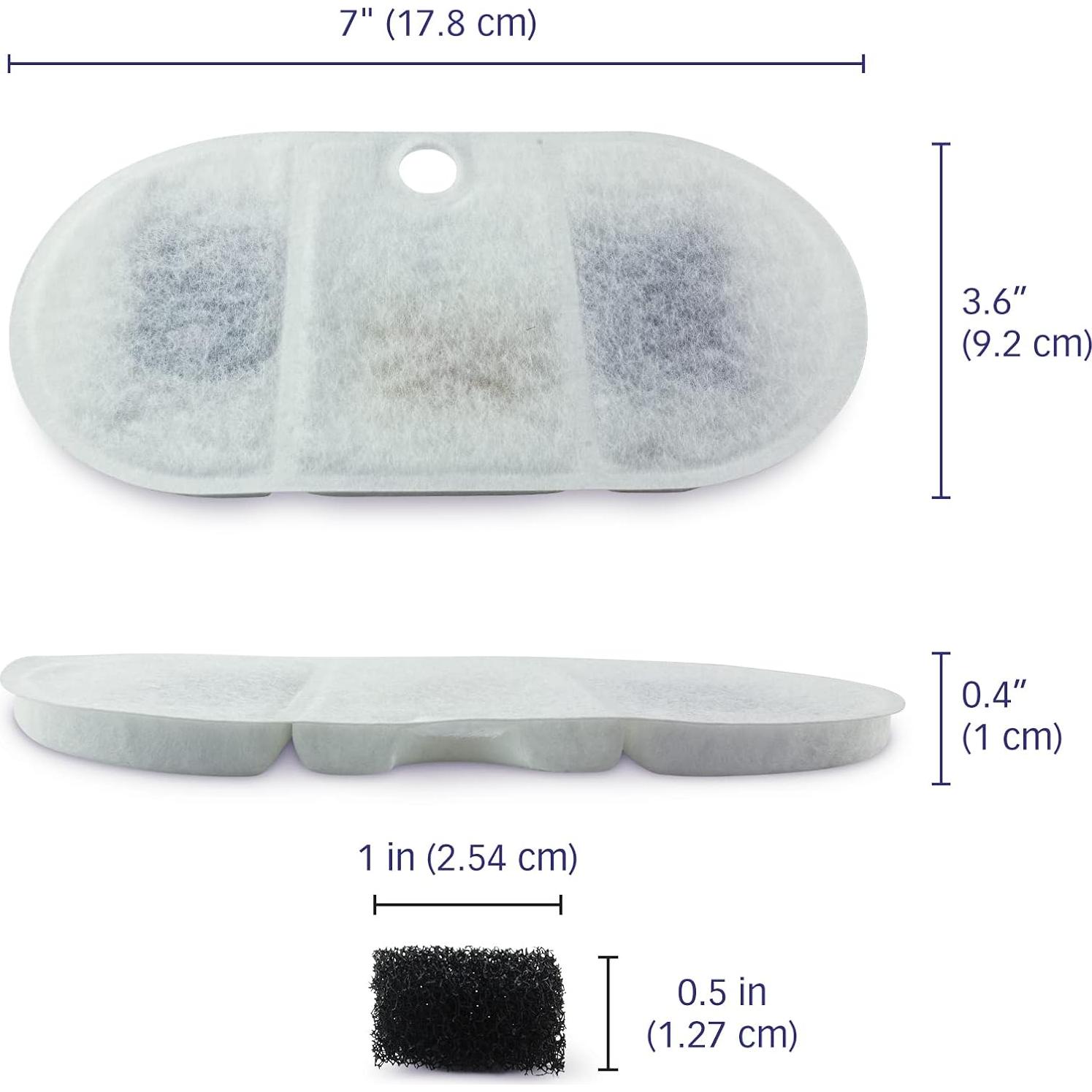 Filtro de Agua PET STANDARD para Fuente Mascotas PETLIBRO 12 Pzs