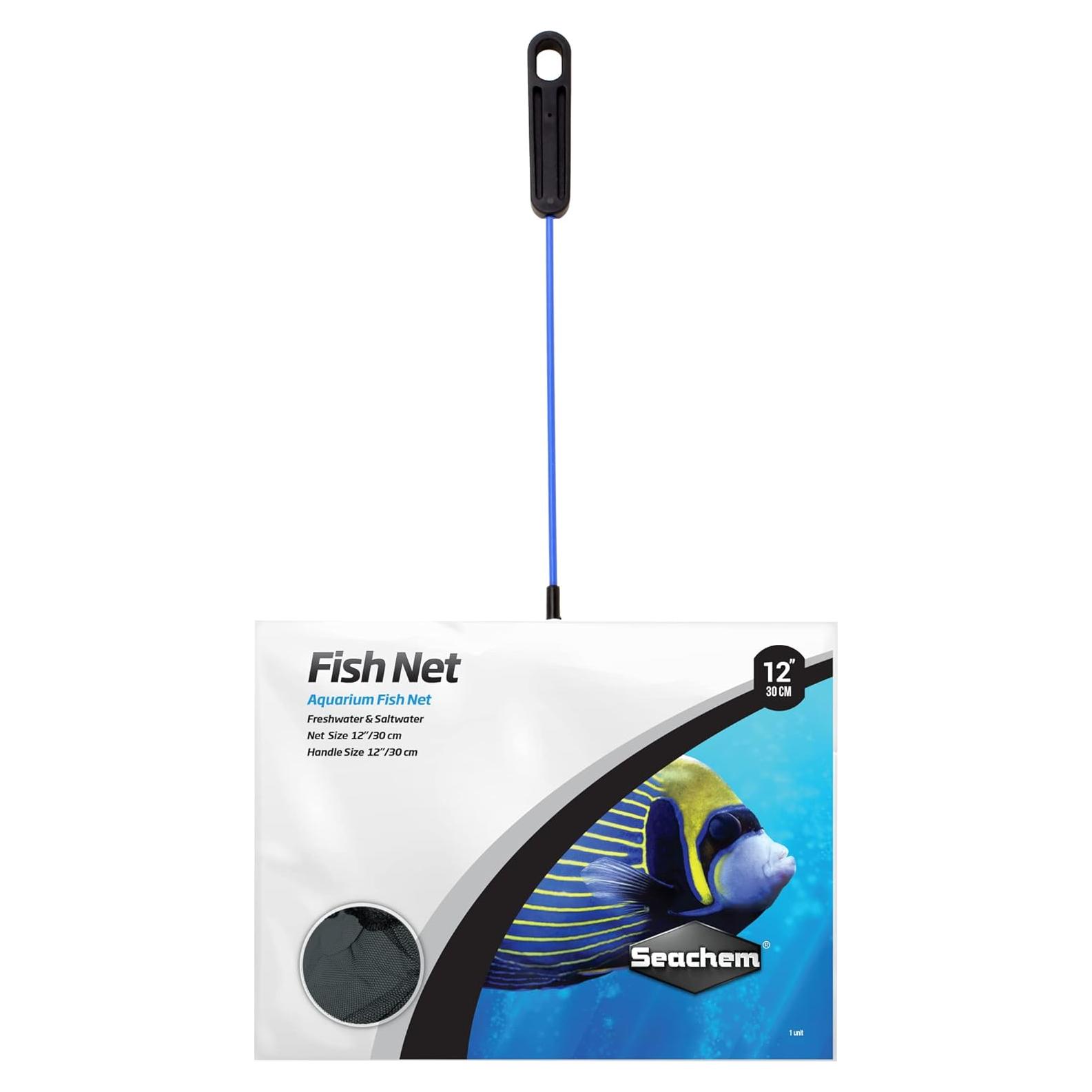 Red de Peces Seachem 30cm con Gancho de Almacenamiento