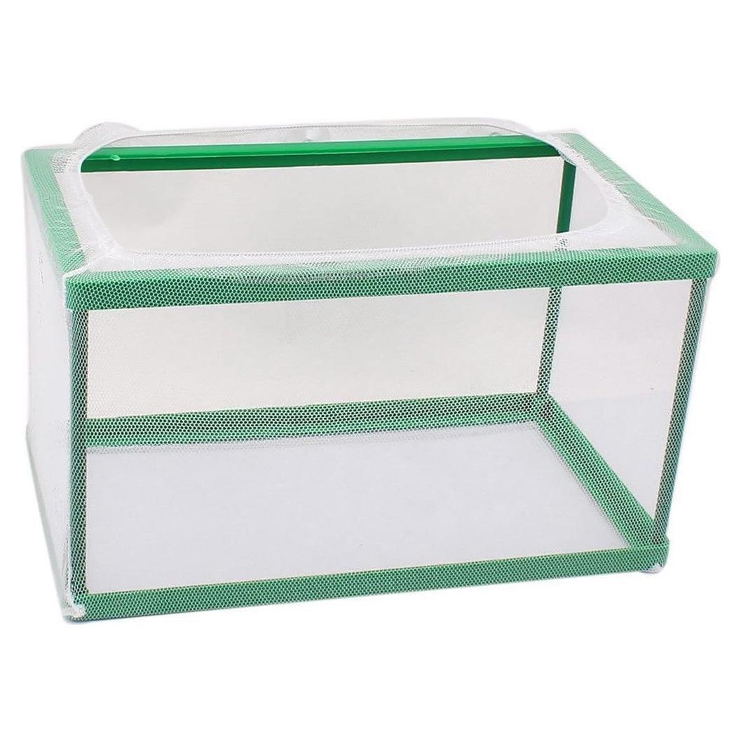 Red de cría de acuario XMHF 26.5x15x15.5cm nylon plástico