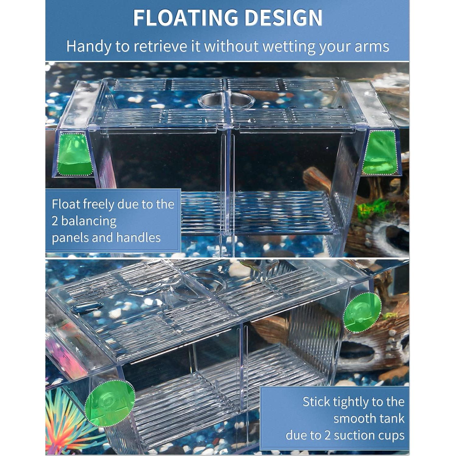 Caja de Cría Mediana Pawfly para Peces Bebé y Camarones
