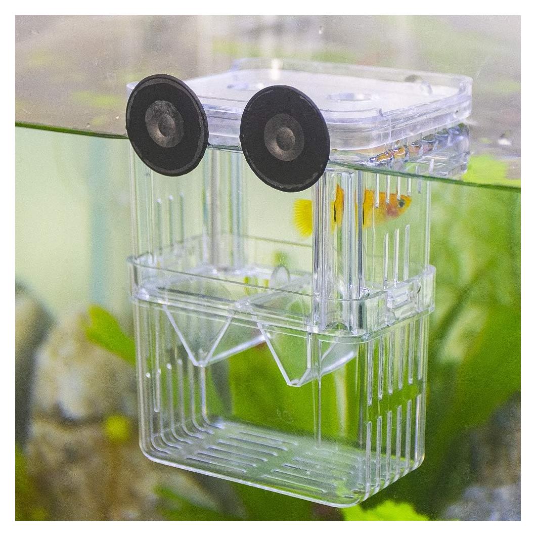 Caja de Cría de Peces Senzeal Mediana con Ventosas y Pipetas