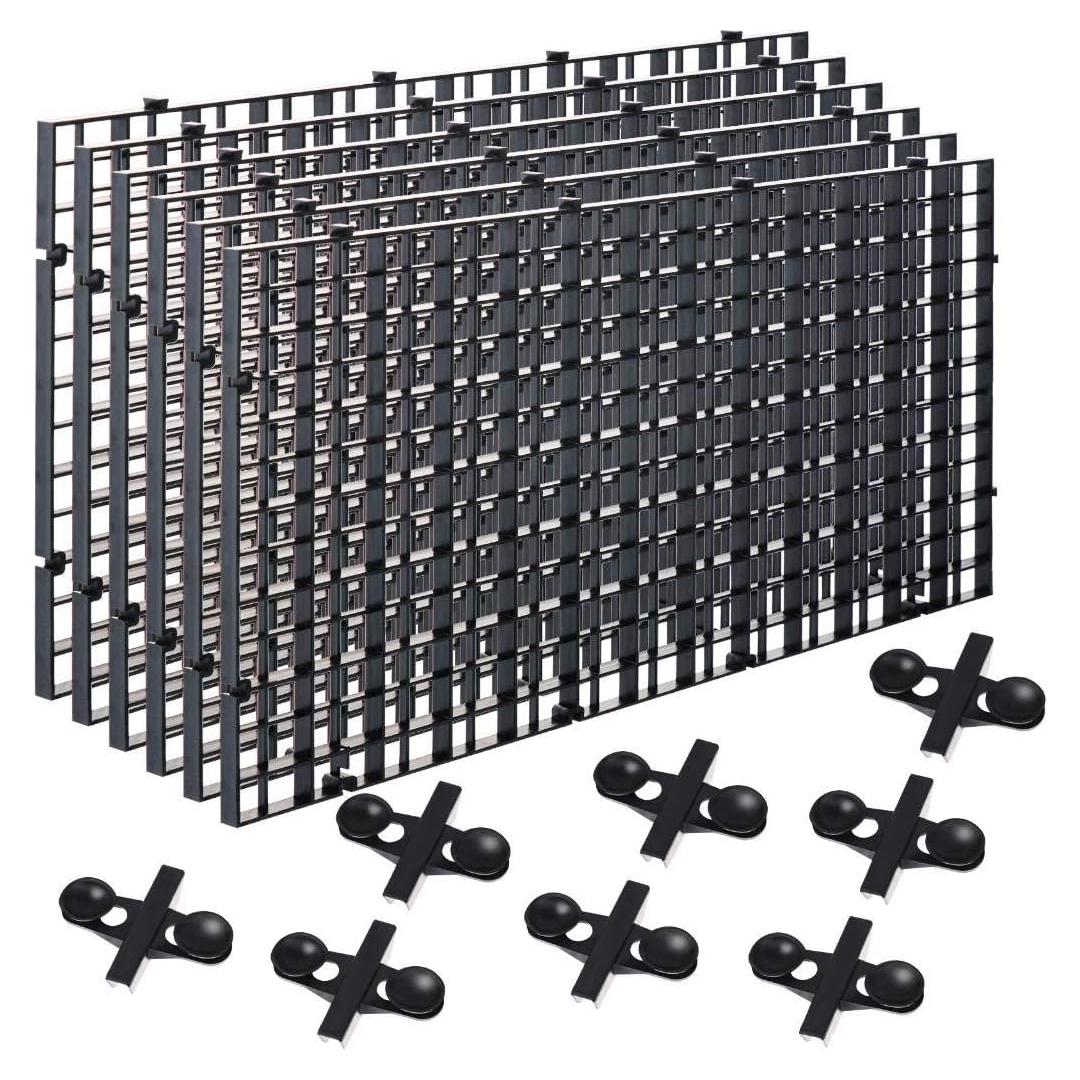 Divisores de Pecera 6 Pcs Layashala con Clips de Succión