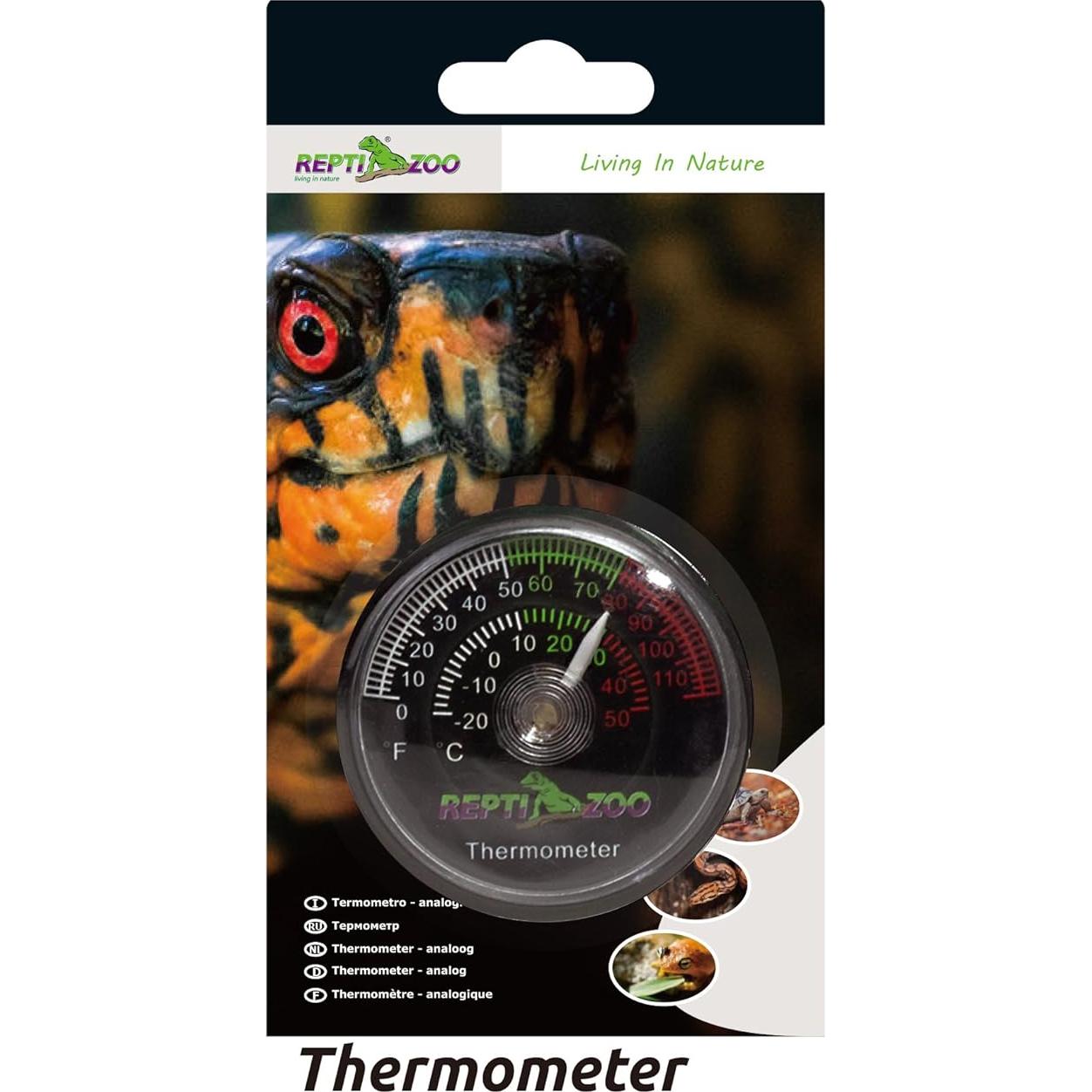 Termómetro de Terrario REPTI ZOO RT01 para Reptiles - Celsius y Fahrenheit