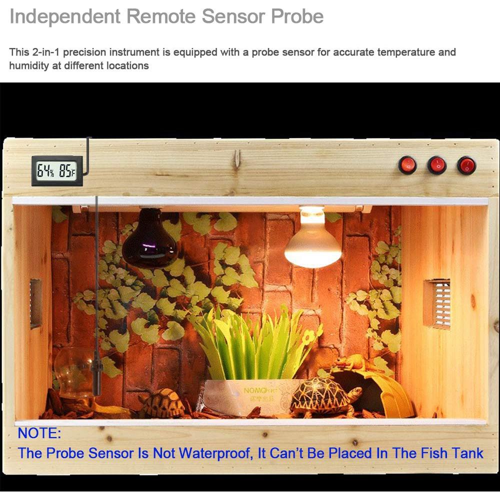 Paquete de 4 Termómetros Higrómetros Digitales Veanic