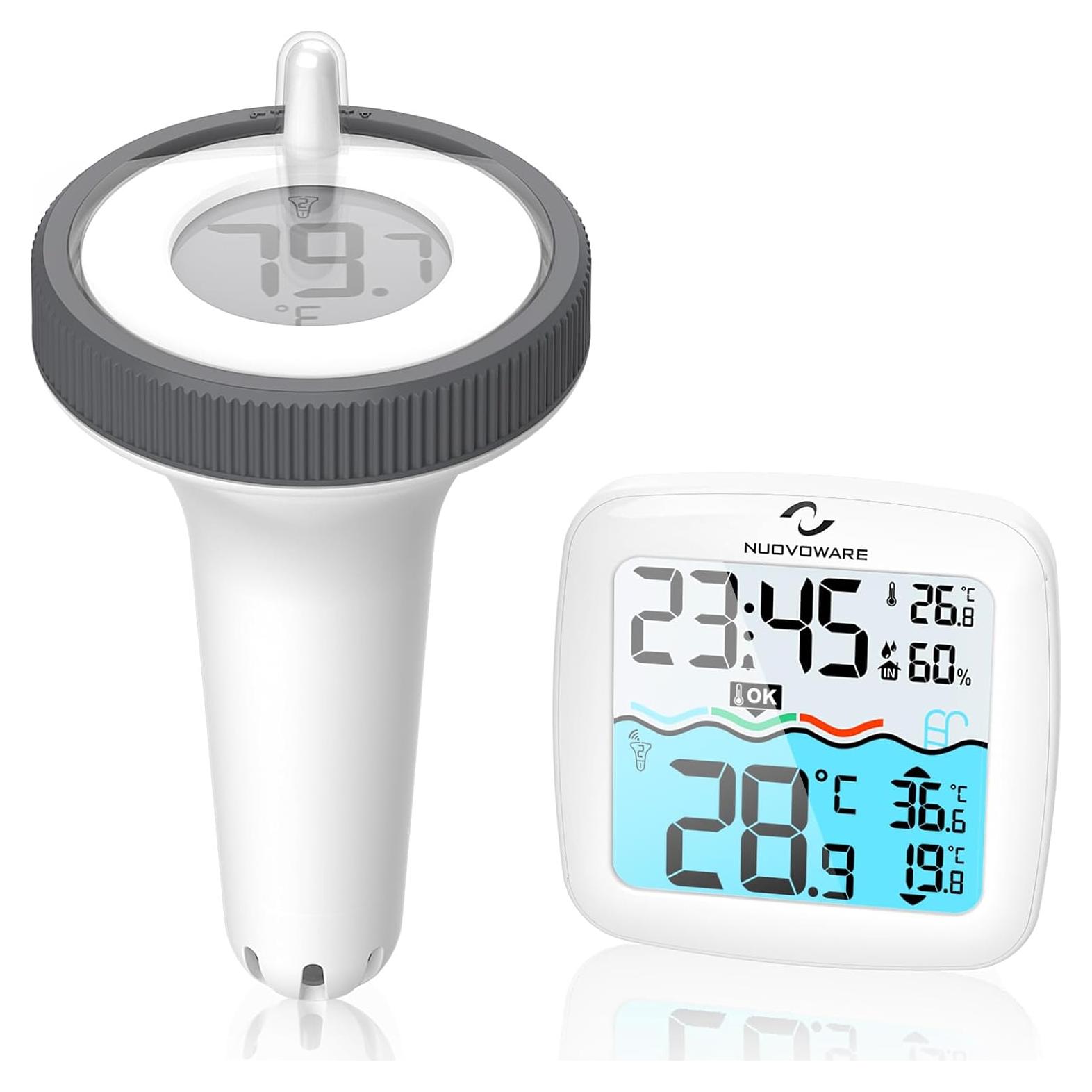 Termómetro Flotante Digital Nuovoware para Piscina IPX8