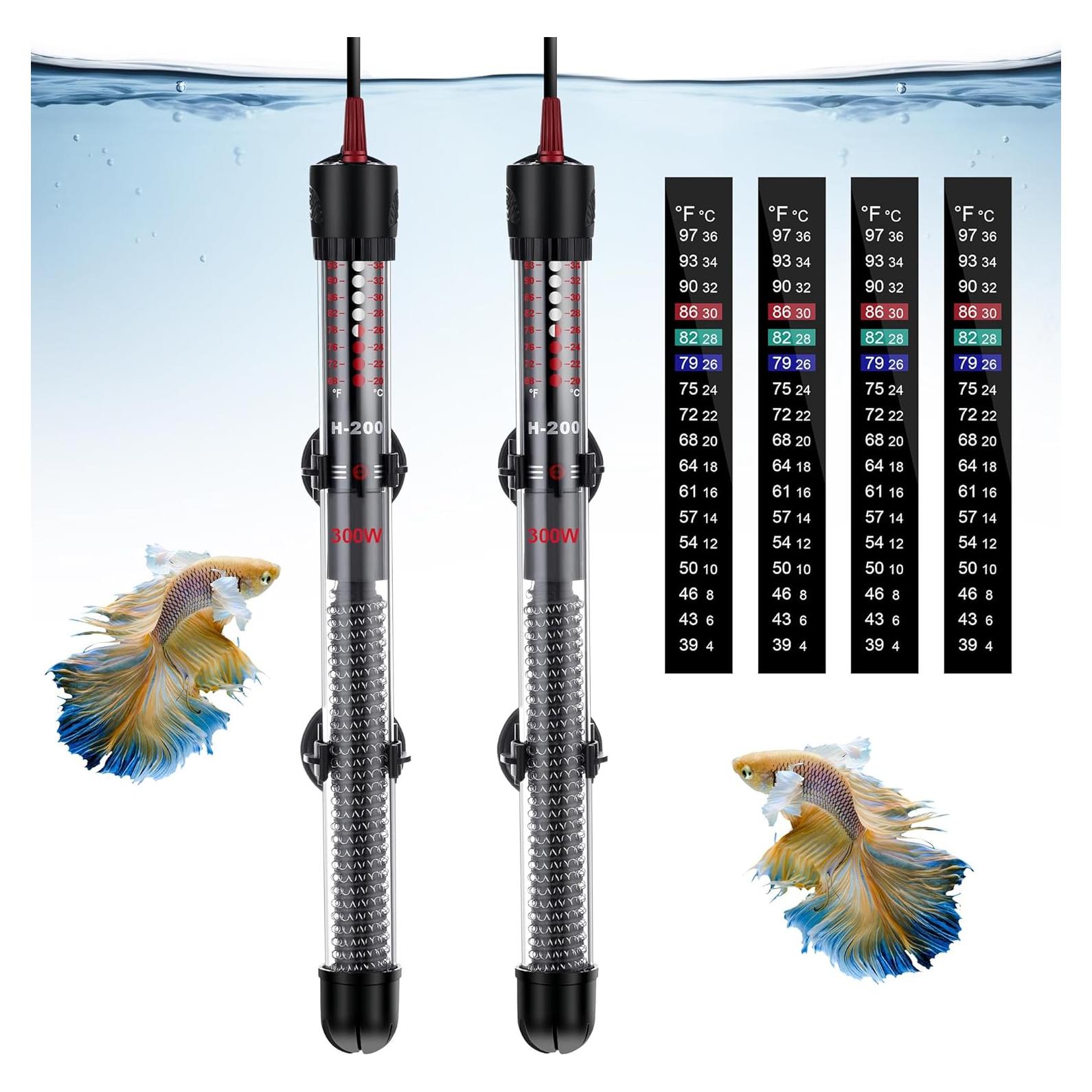Calentador de Acuario Dreyoo 300W Ajustable para Peceras