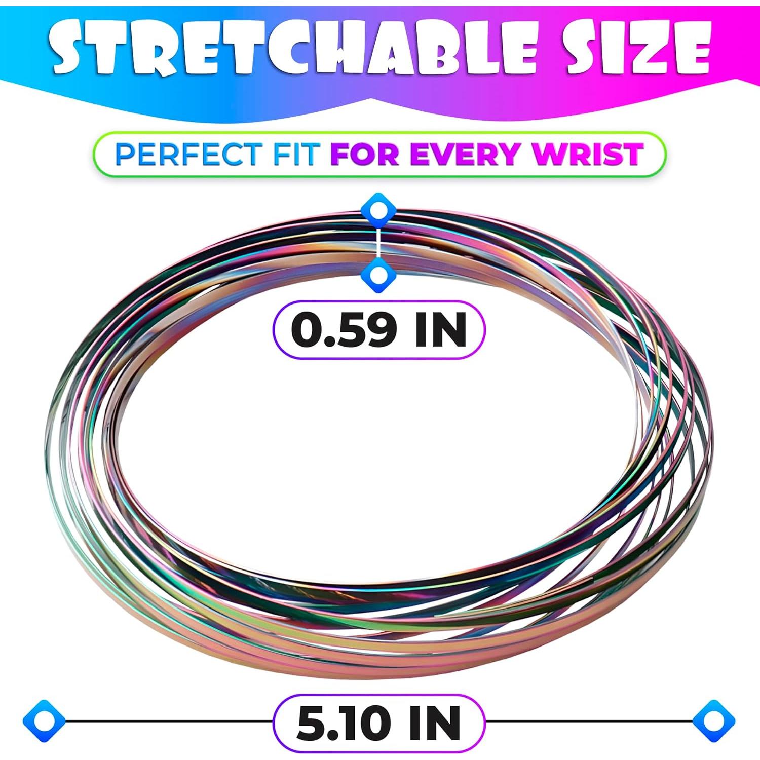 2 Pcs Anillos de Flujo DIMROM - Juguete Calmante 12.95 cm