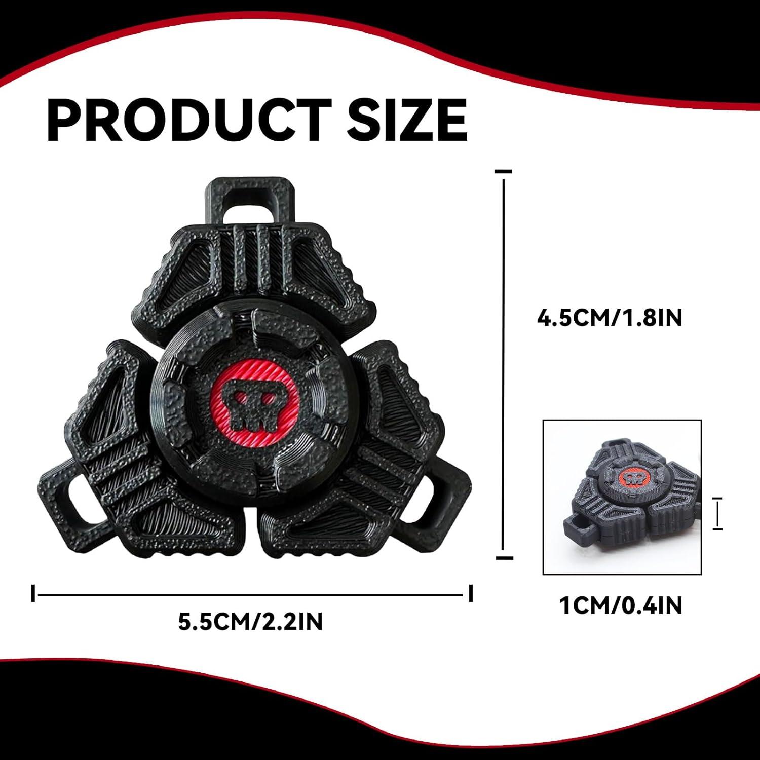 Spinner Antiestrés 3D Pegxtwu, Silencioso y Compacto