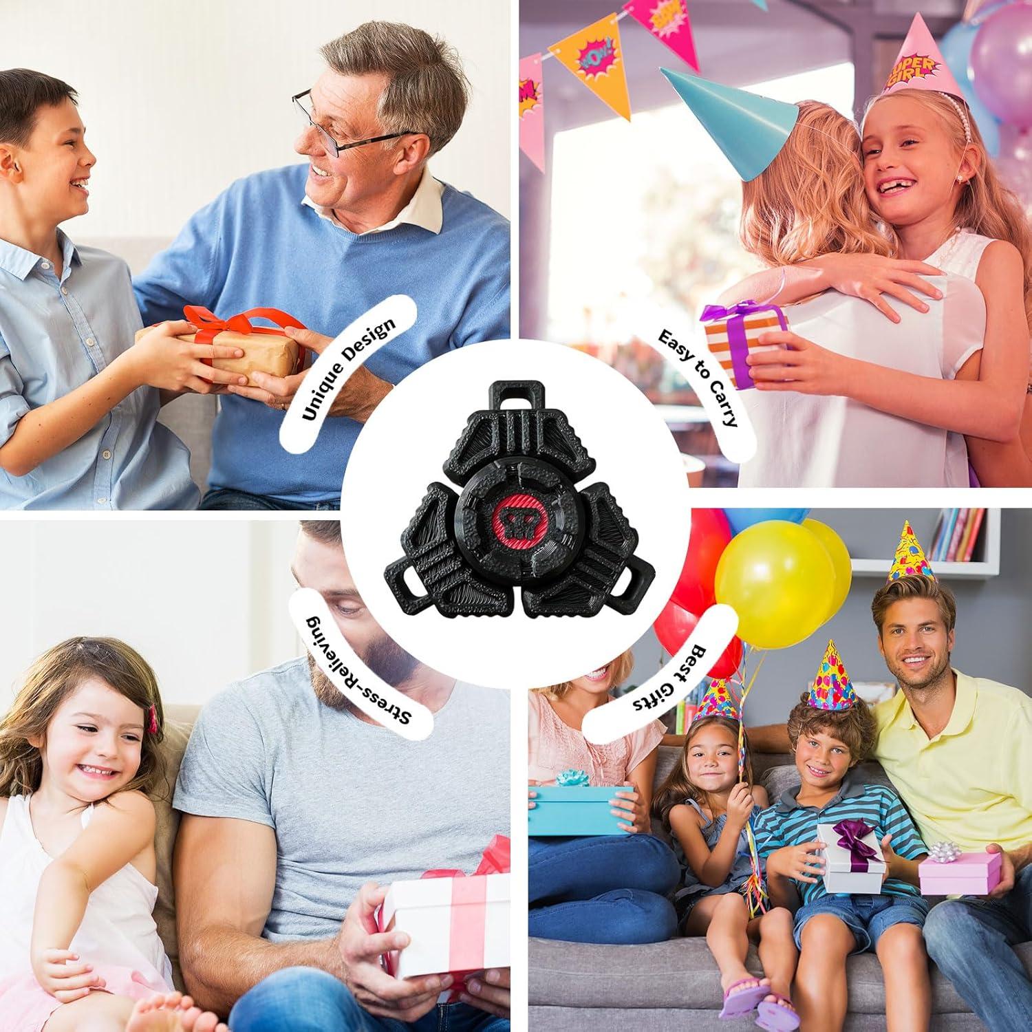 Spinner Antiestrés 3D Pegxtwu, Silencioso y Compacto